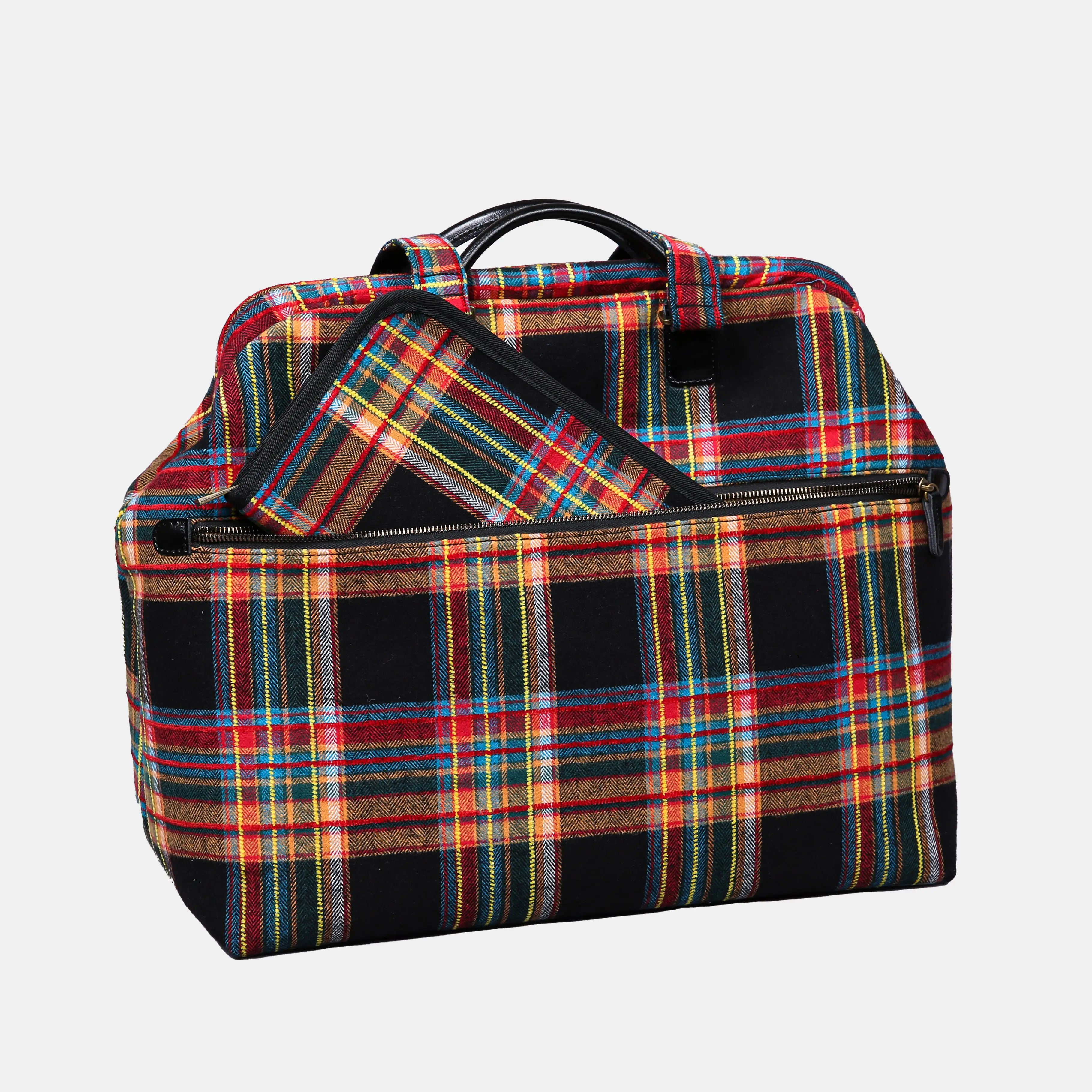 Tartan Stewart Knitting Project Bag  of America-back