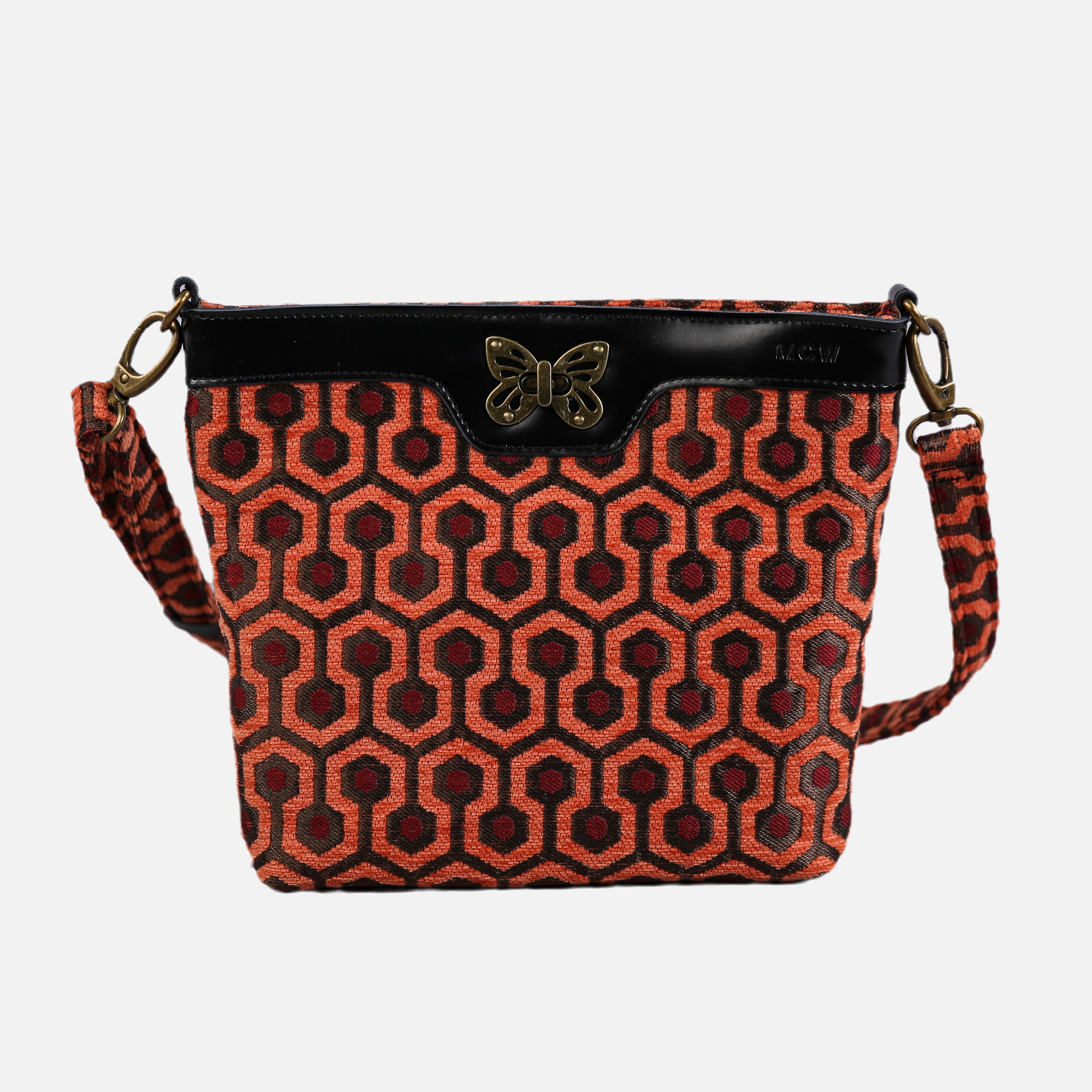 "The Shining" Overlook Hotel Carpet Crossbody Bag carpet bag MCW Handmade of America main