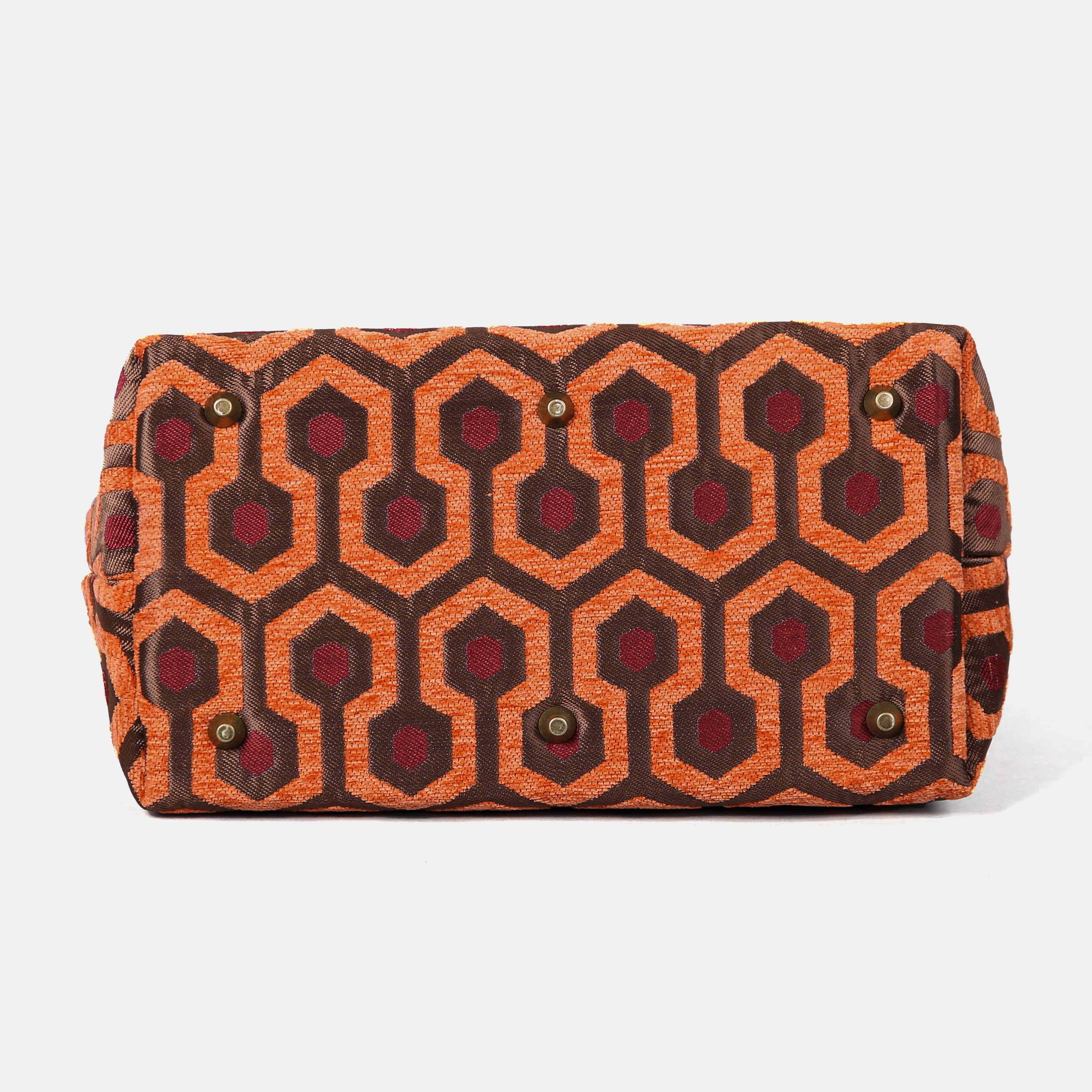 "The Shining" Overlook Hotel Carpet Handbag Purse carpet bag MCW Handmade of America bottom