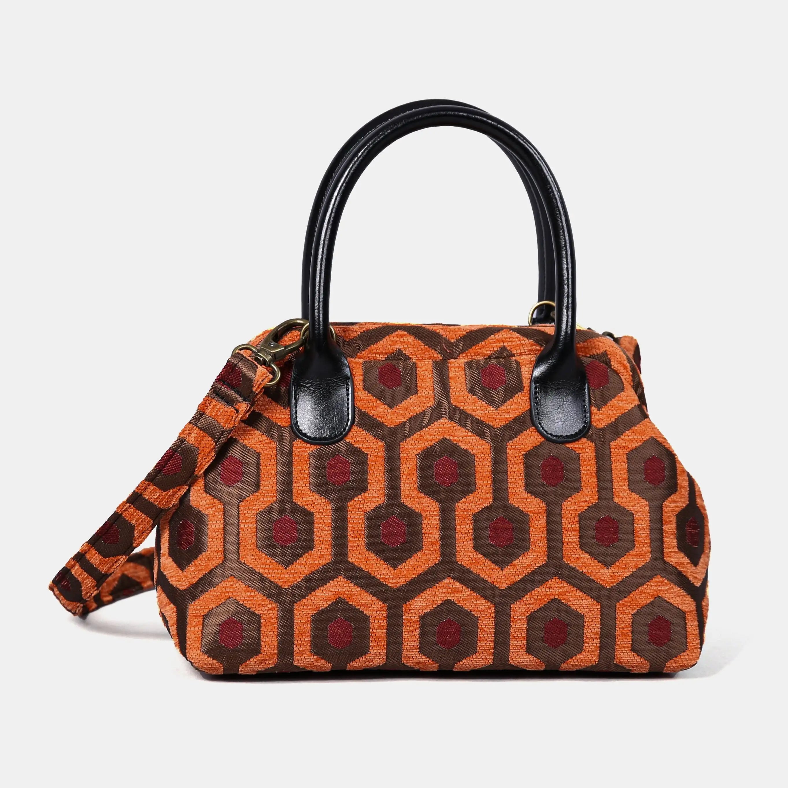 "The Shining" Overlook Hotel Carpet Satchel carpet bag MCW Handmade of America main