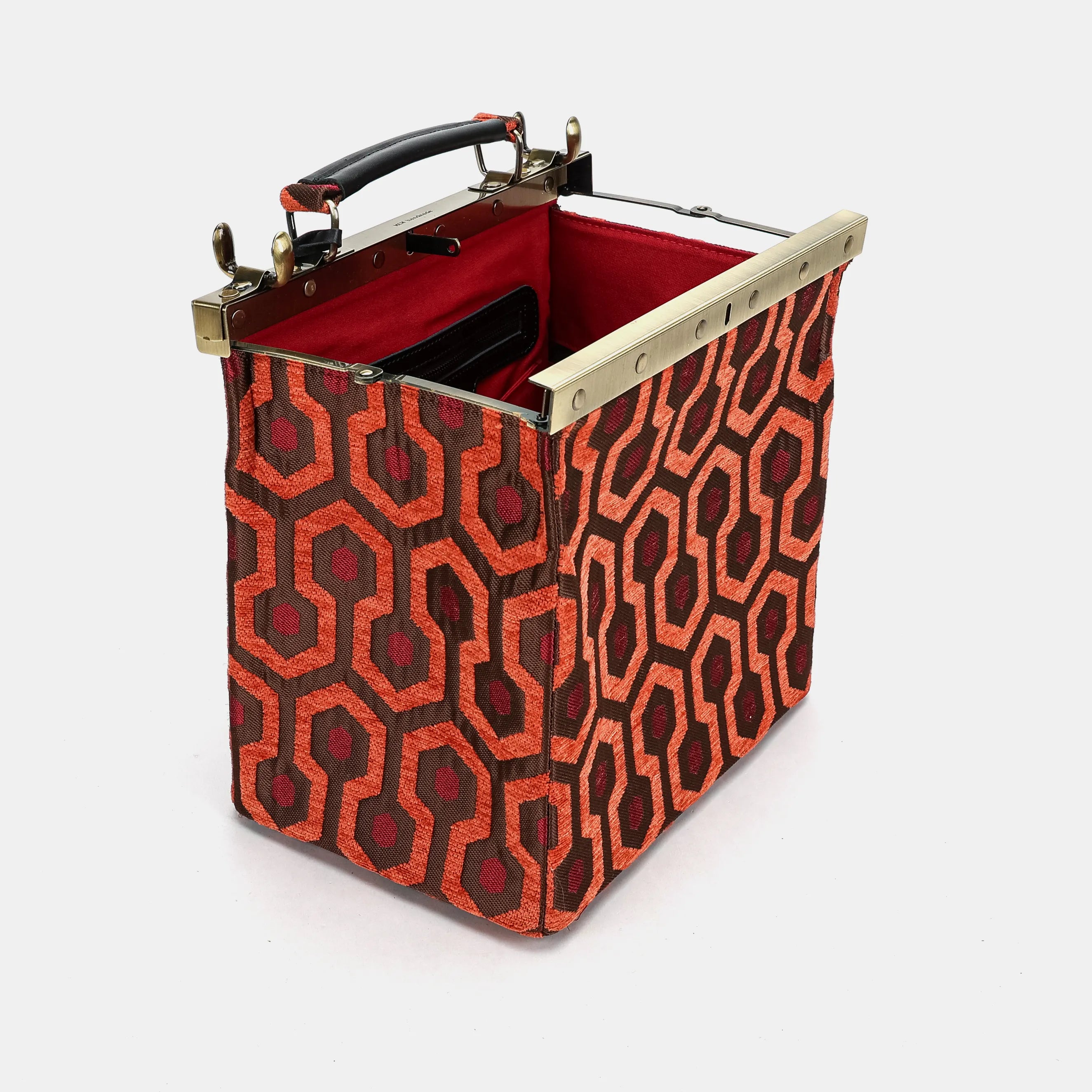 The Shining Overlook Hotel Cecile Carpet Purse Gladstone Bag America open and stand