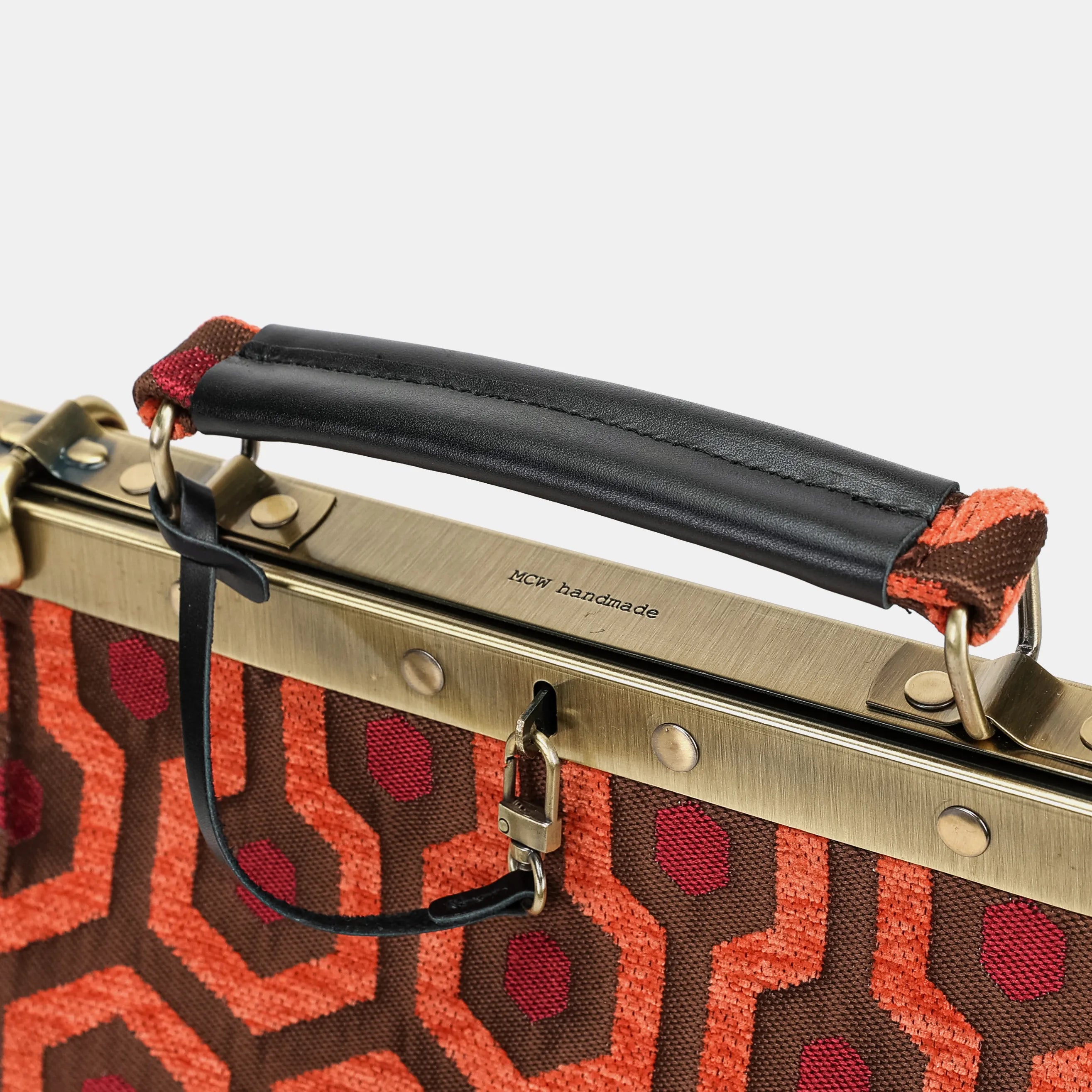 The Shining Overlook Hotel Cecile Carpet Purse Gladstone Bag America logo