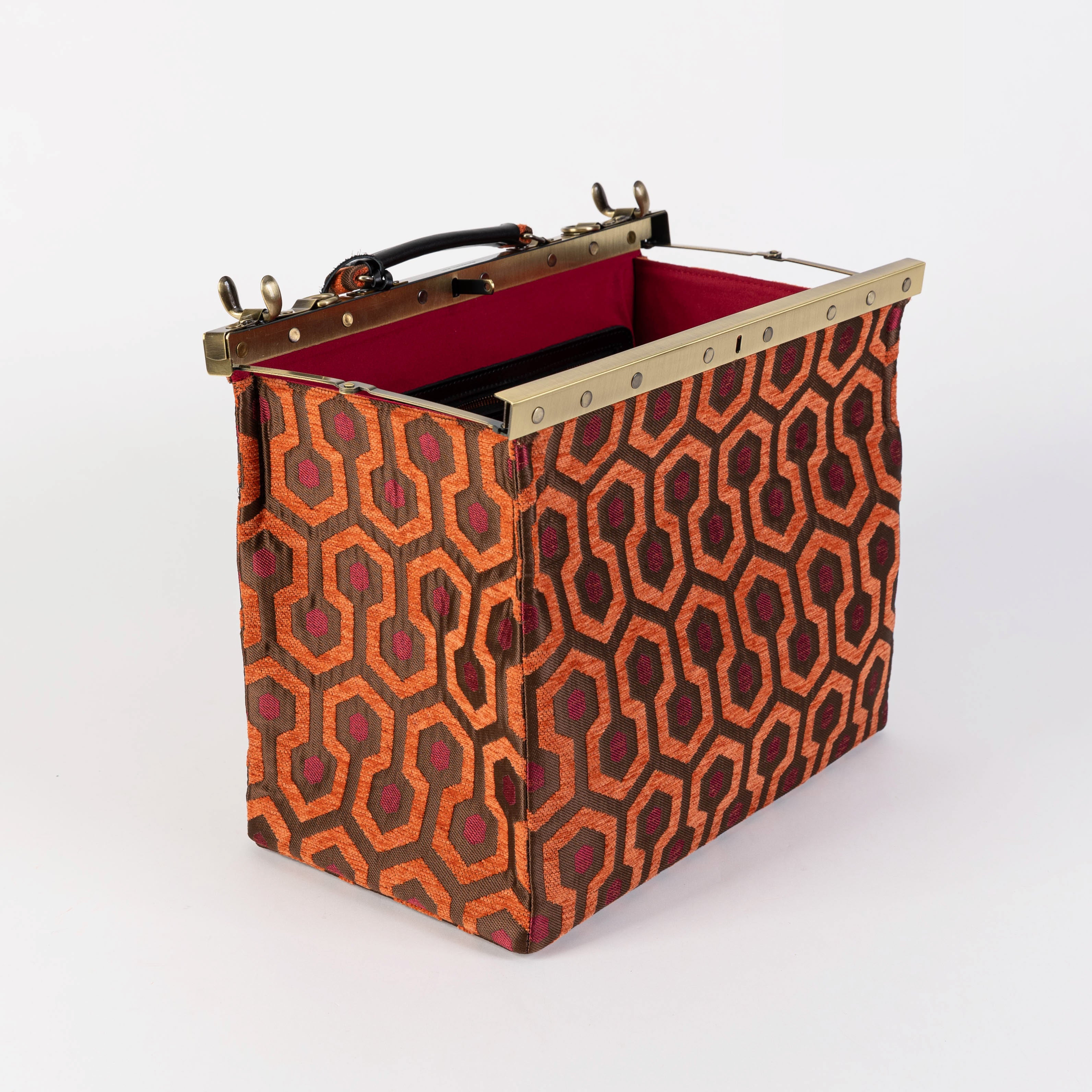 "The Shining" Overlook Hotel Celine Carpet Gladstone Bag of America open and stand