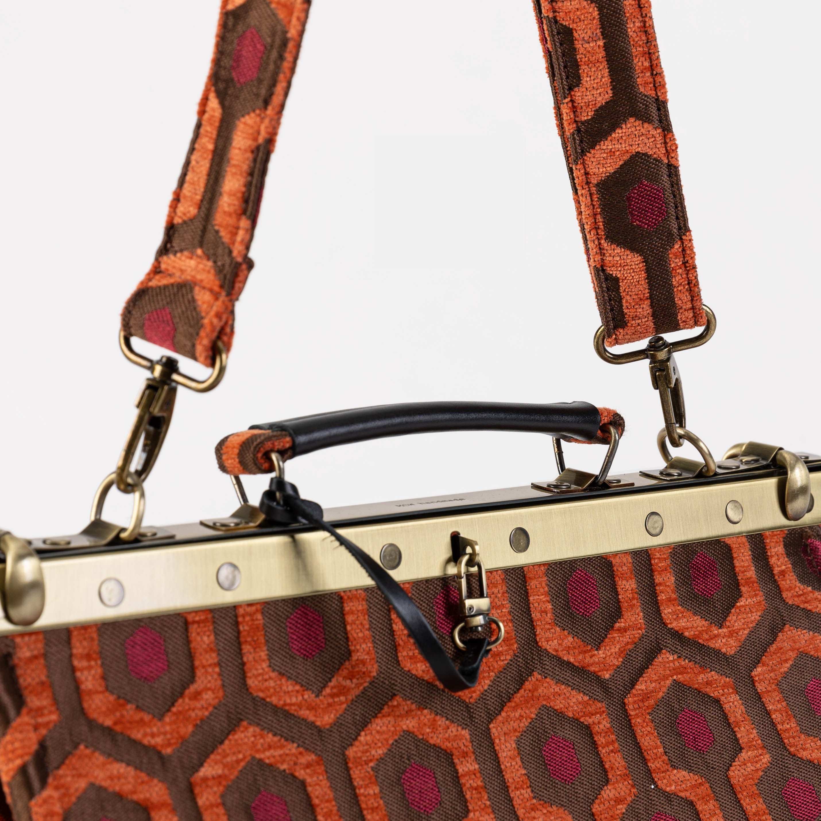 "The Shining" Overlook Hotel Celine Carpet Gladstone Bag of America handle