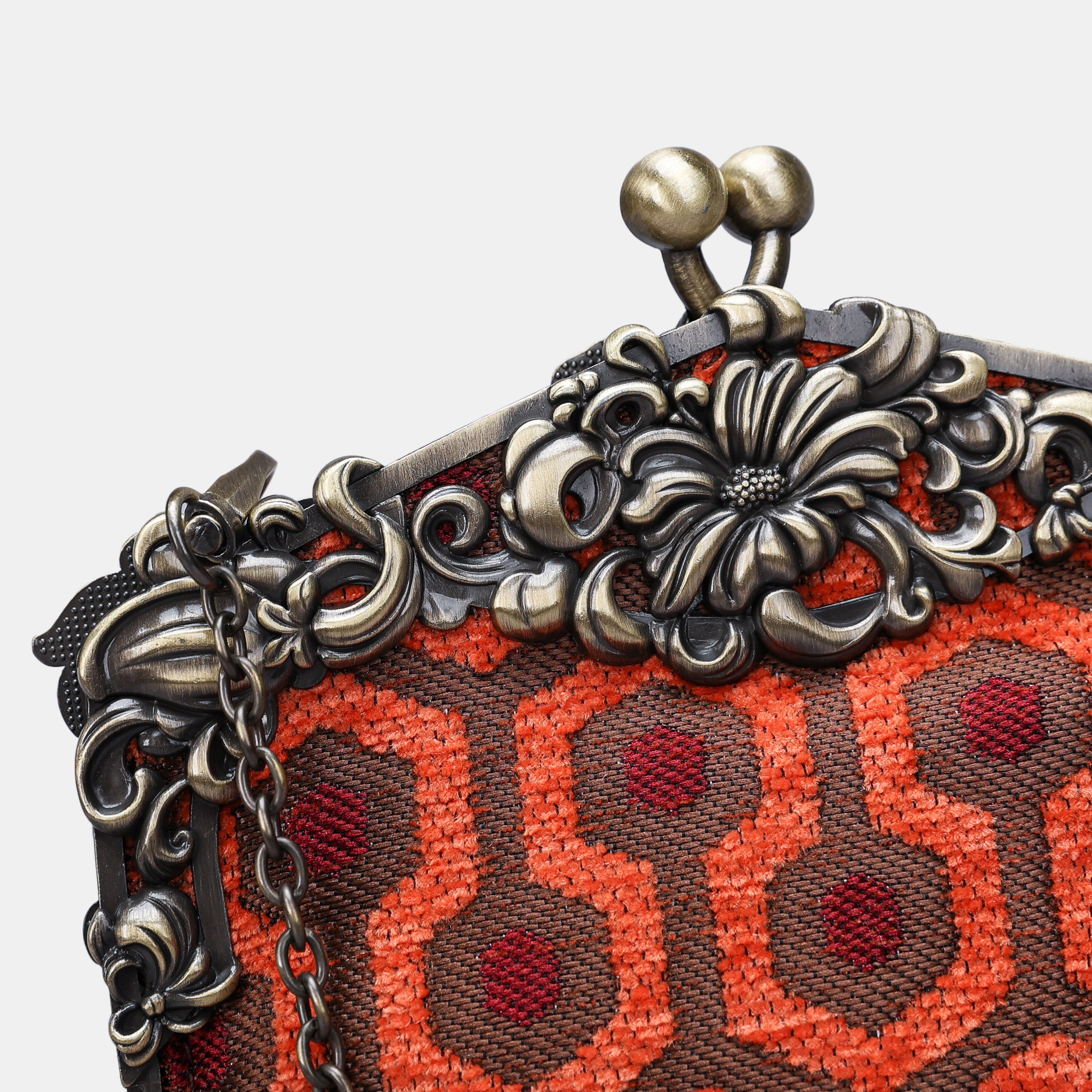 "The Shining" Overlook Hotel Chatelaine Purse Large carpet bag of America detail