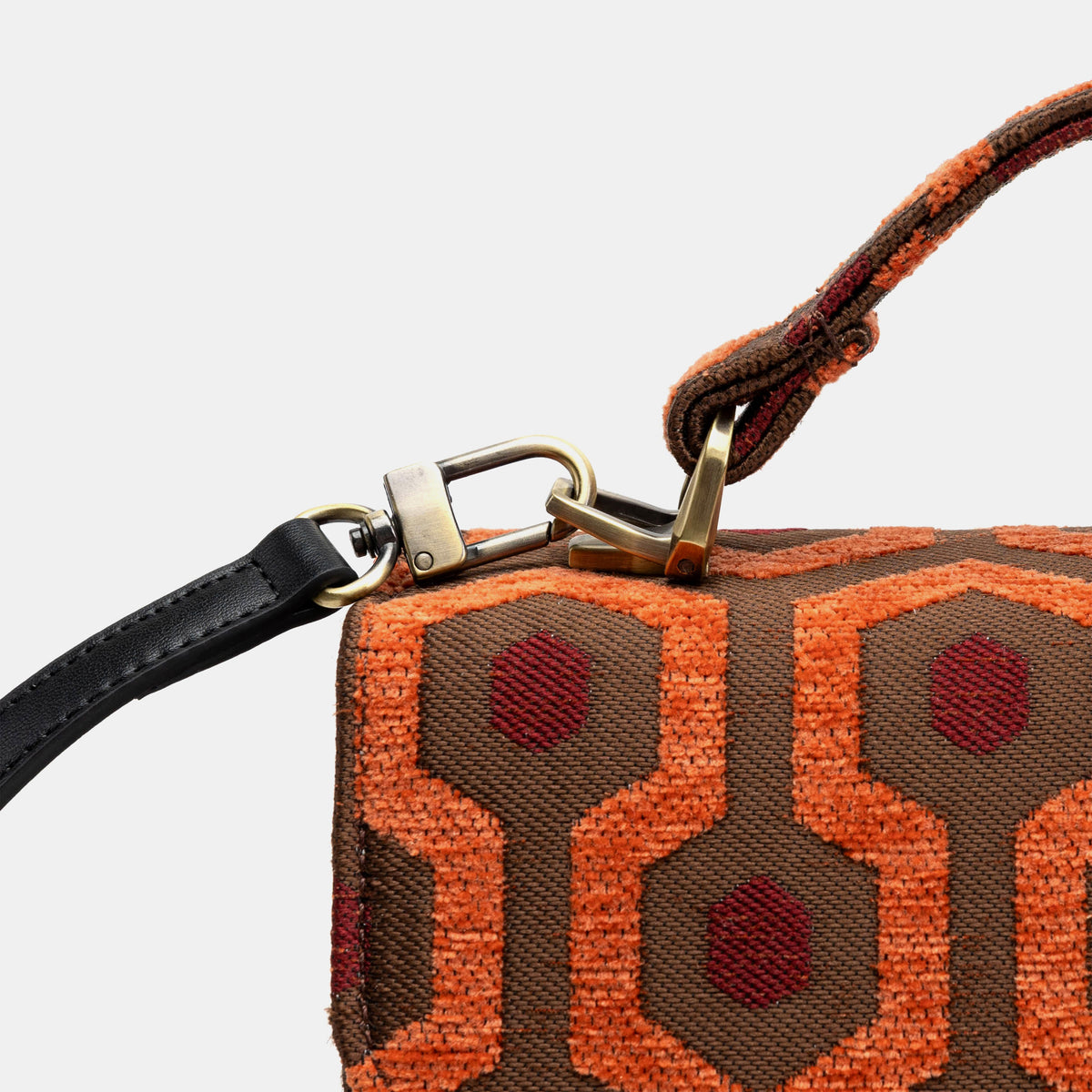 "The Shining" Overlook Hotel Flap Satchel Carpetbag of America details