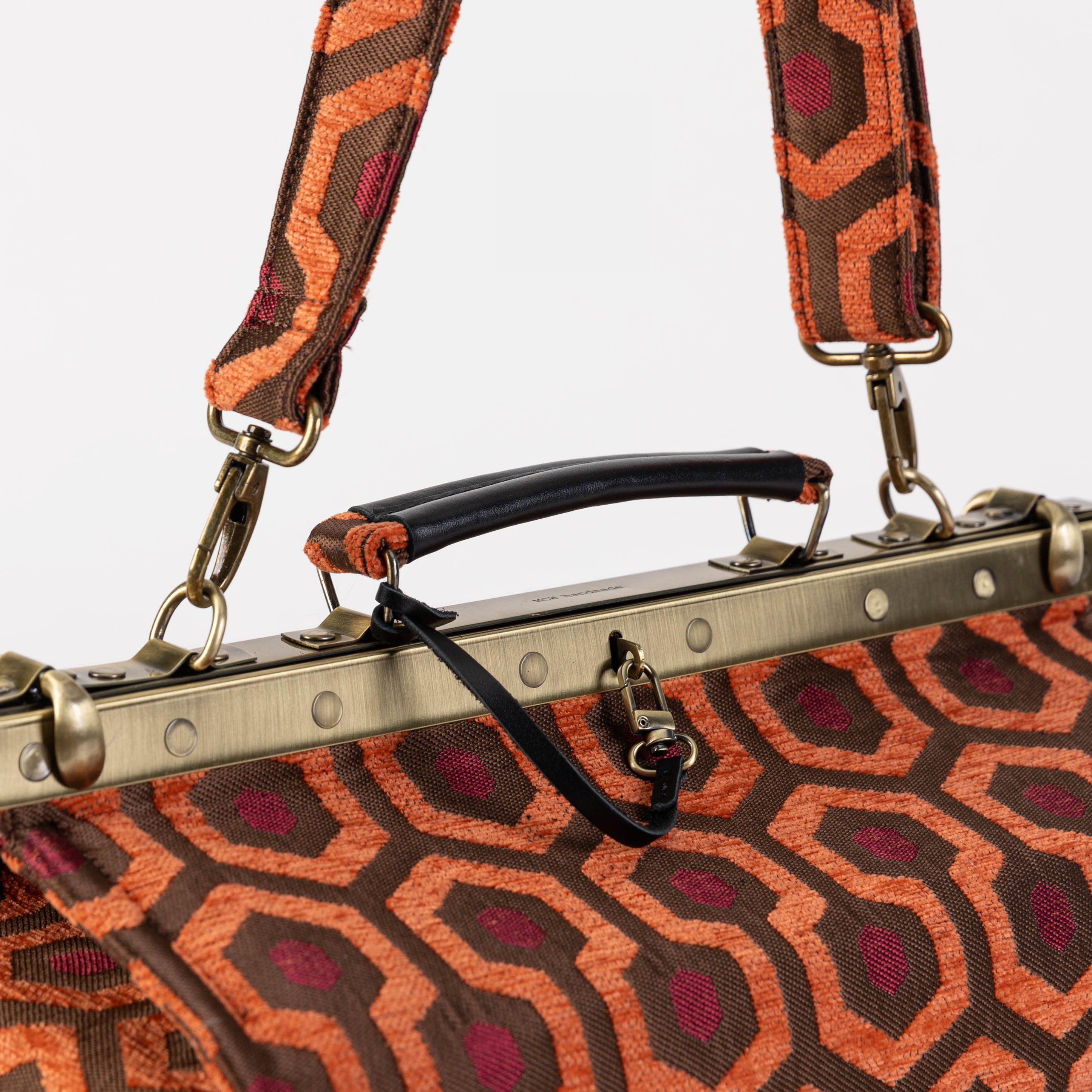 "The Shining" Overlook Hotel Genevieve Carpet Gladstone Bag of America handle