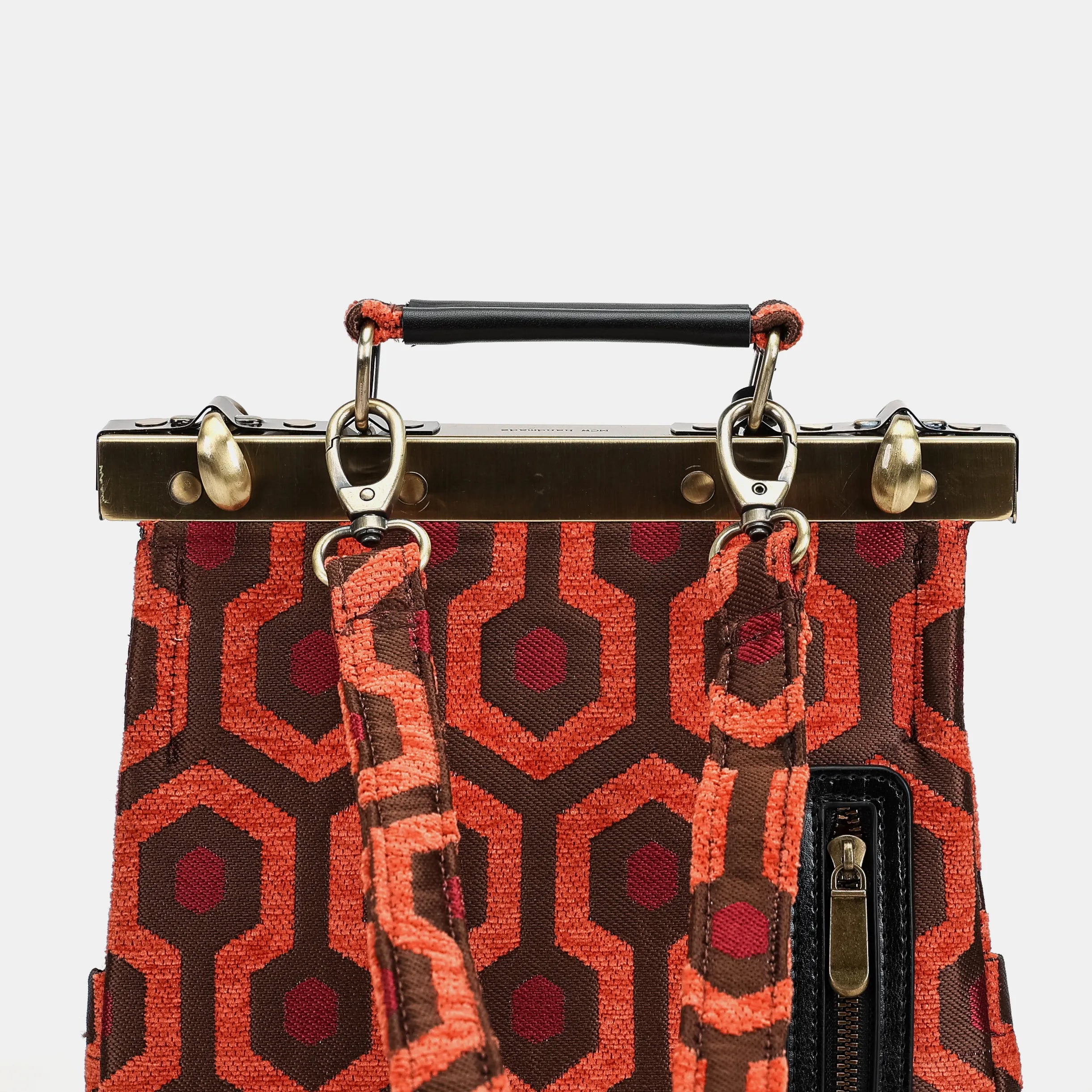 The Shining Overlook Hotel Helena Carpet Gladstone Backpack of America back details