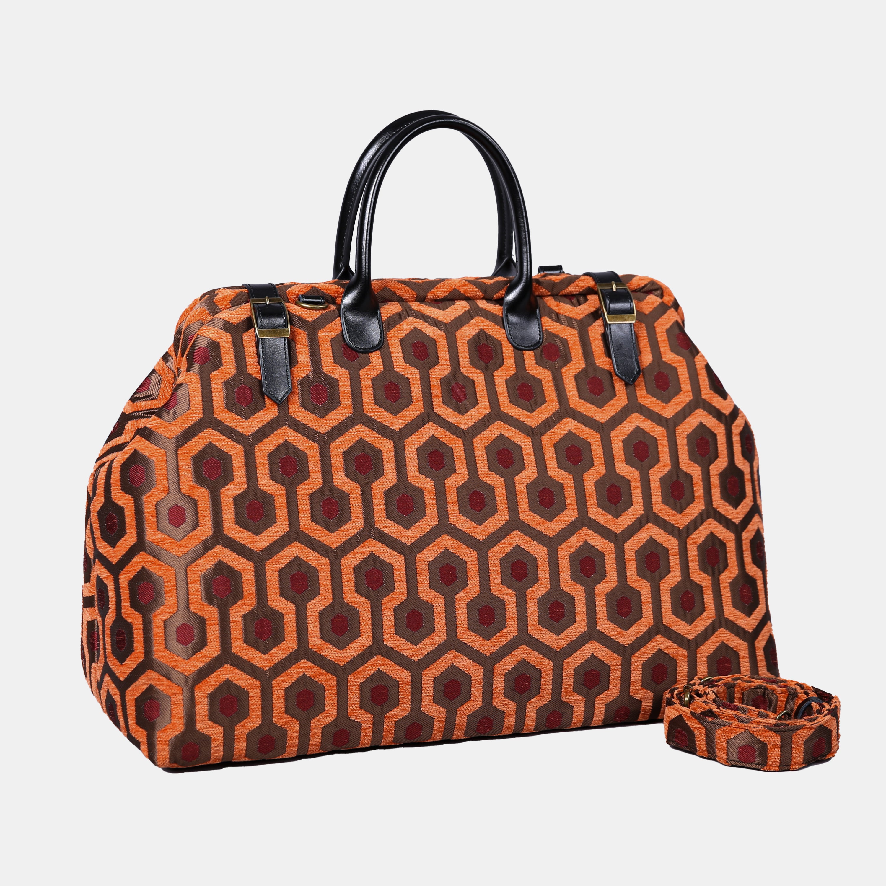"The Shining" Overlook Hotel Large Carpetbag   of America with shoulder strap