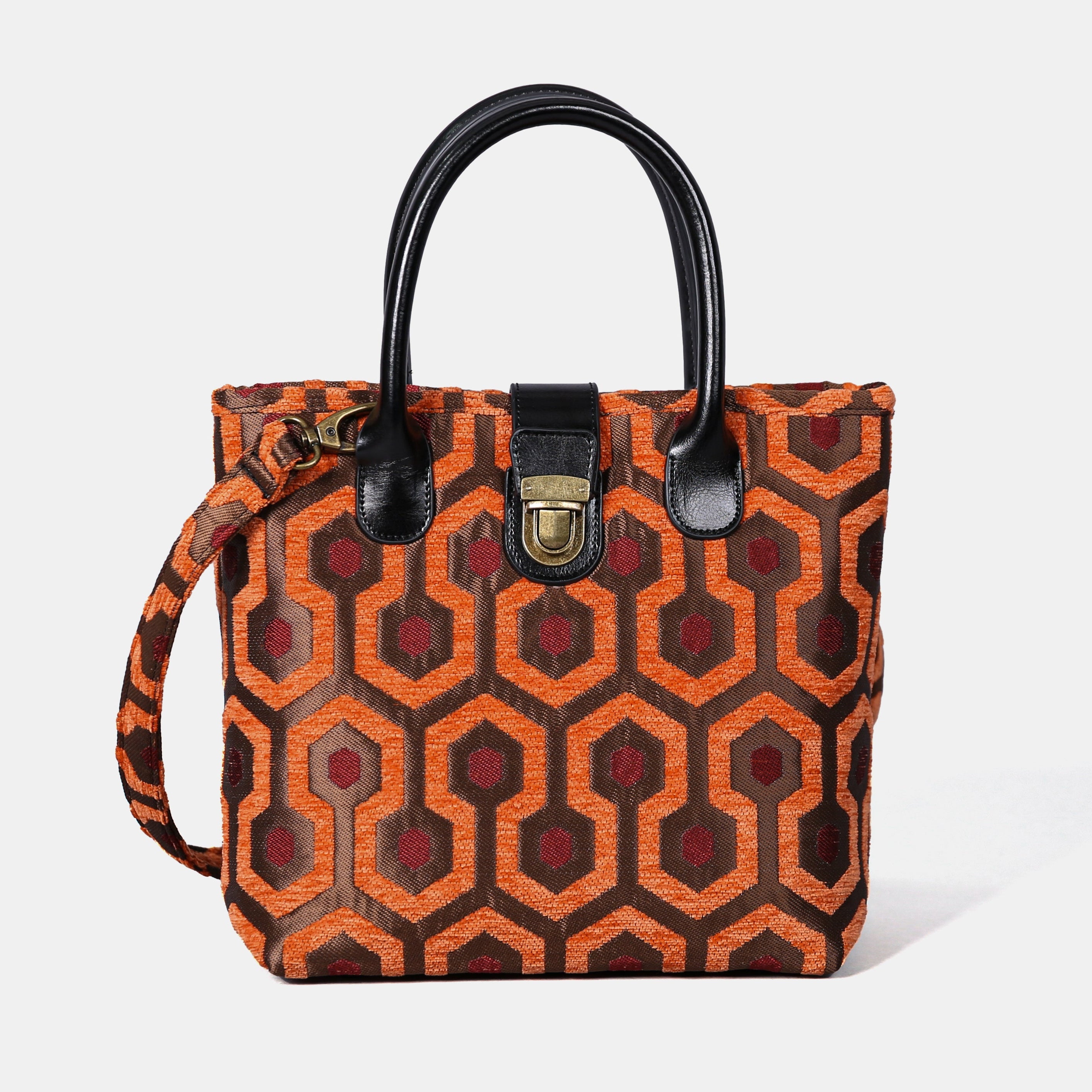 "The Shining" Overlook Hotel Tuck Lock Carpet Satchel carpet bag MCW Handmade of America main