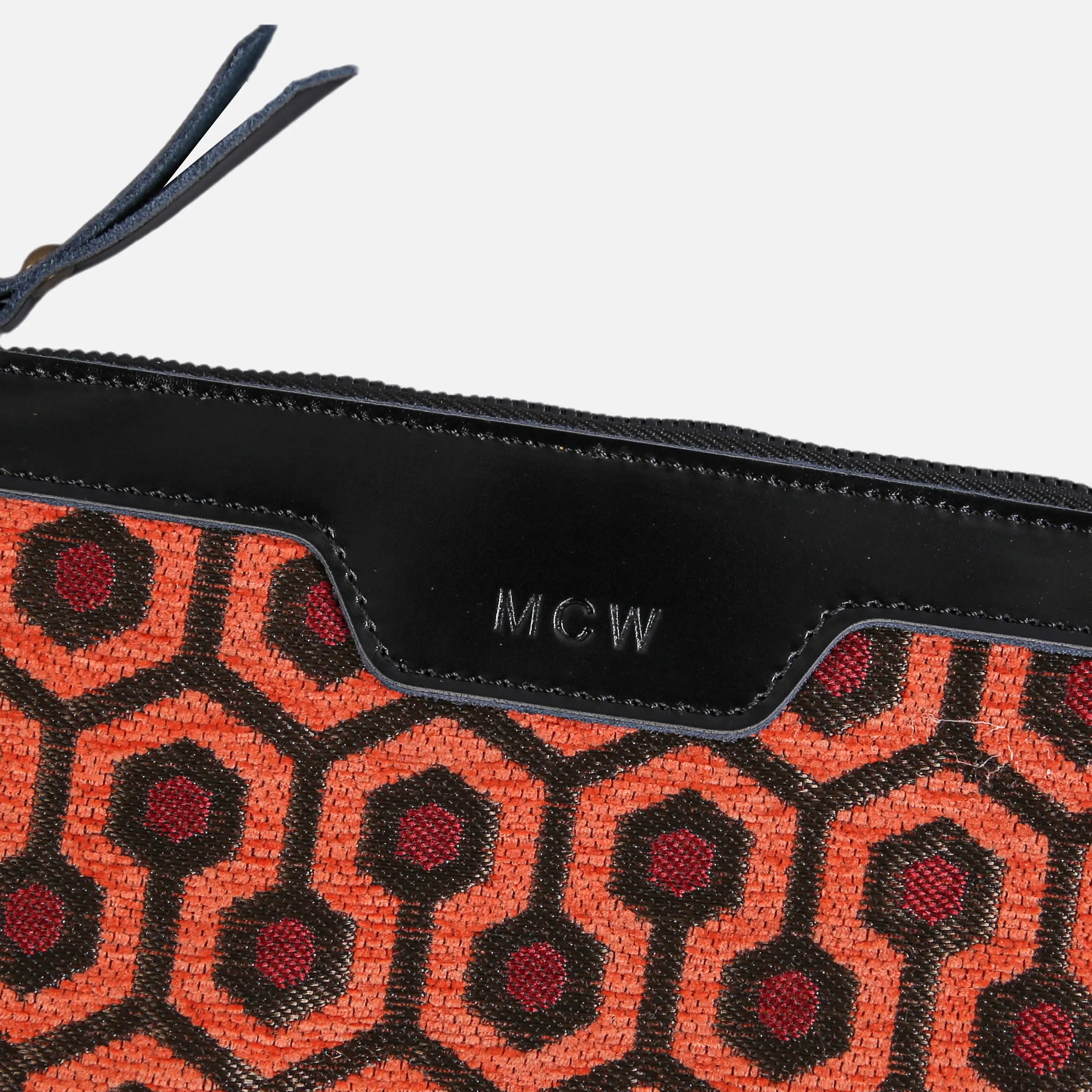 "The Shining" Overlook Hotel carpet bag MCW Handmade logo