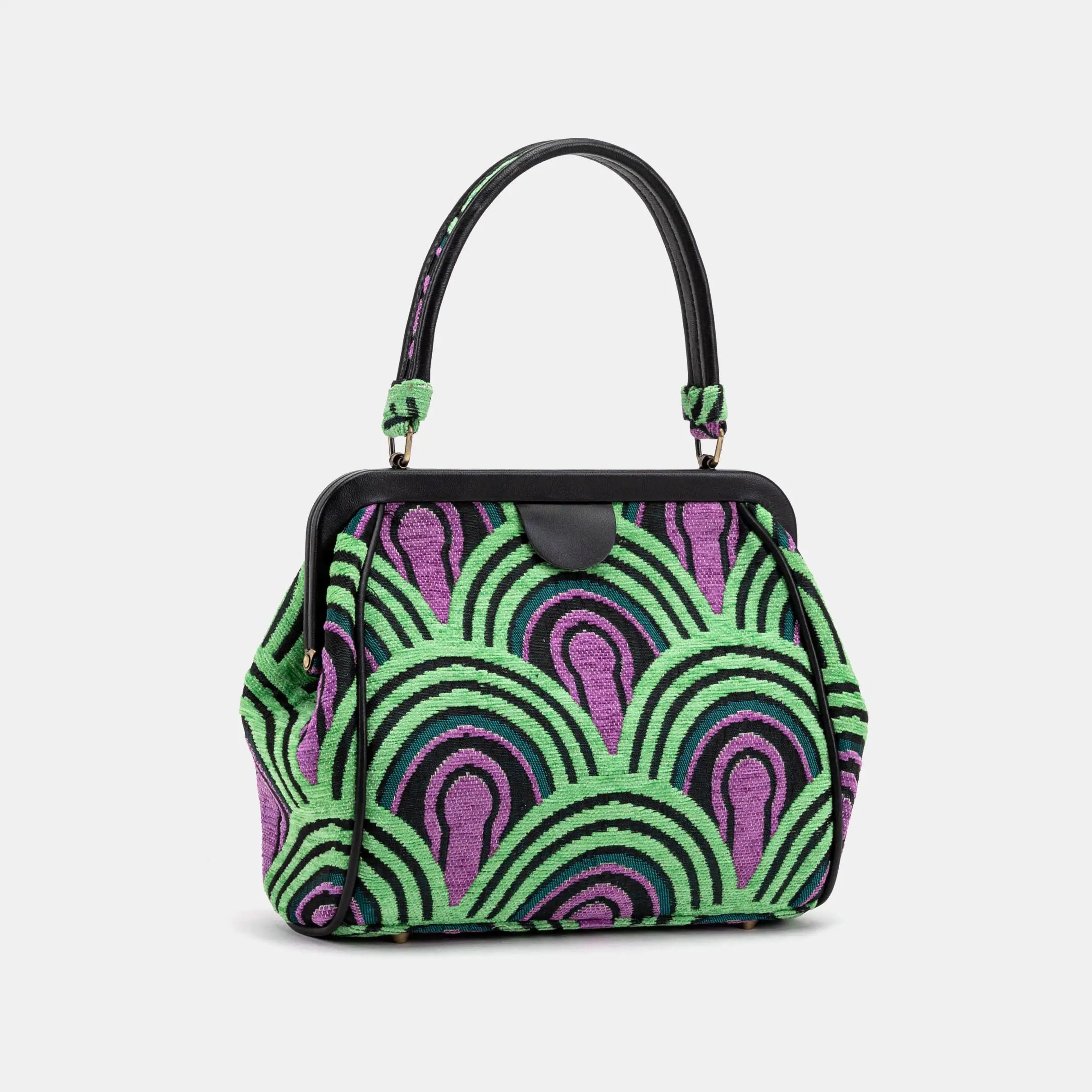 The Shining Room 237 Alma Satchel Carpet Bag front side