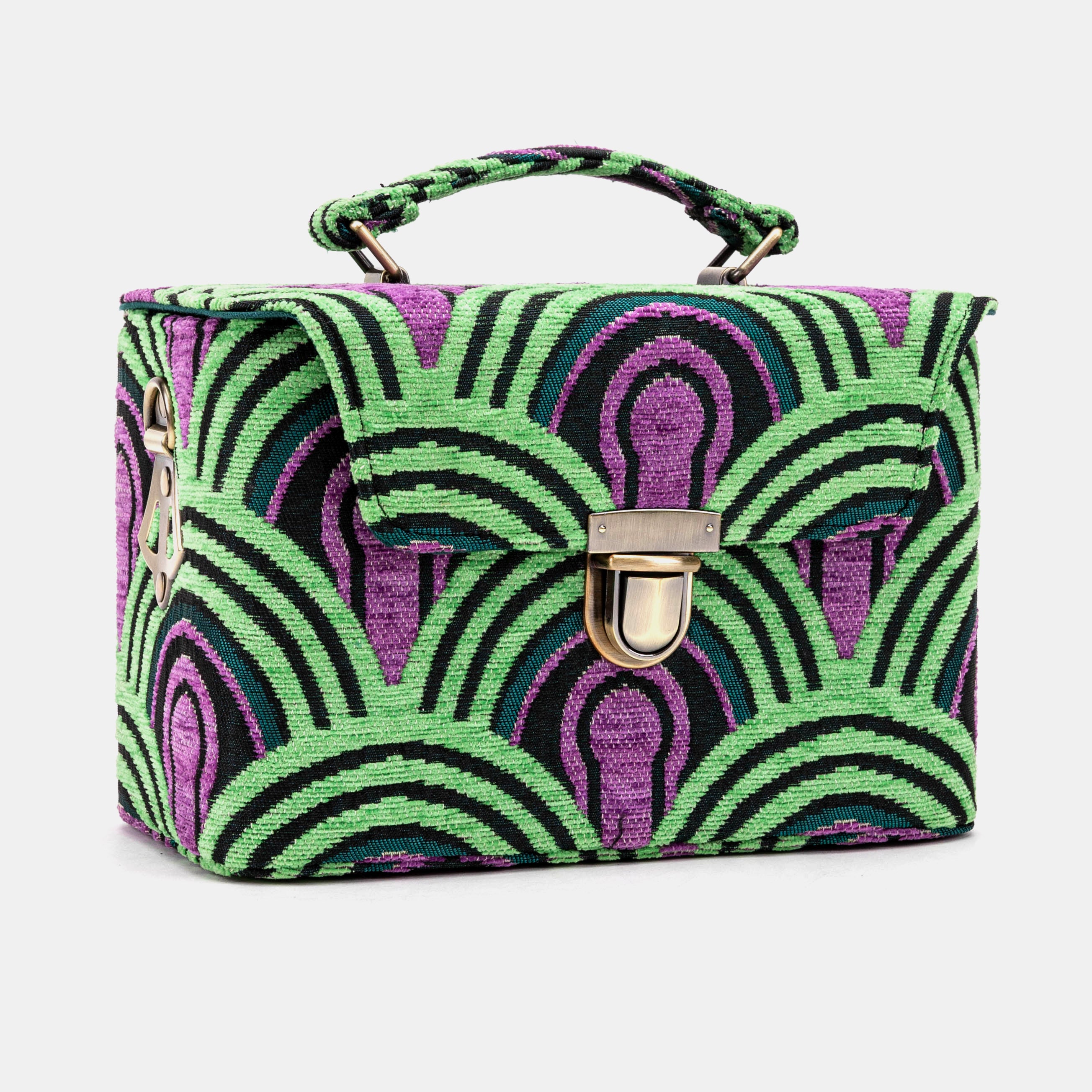 The Shining Room 237 Clara Medium Train Case Purse  of America front side
