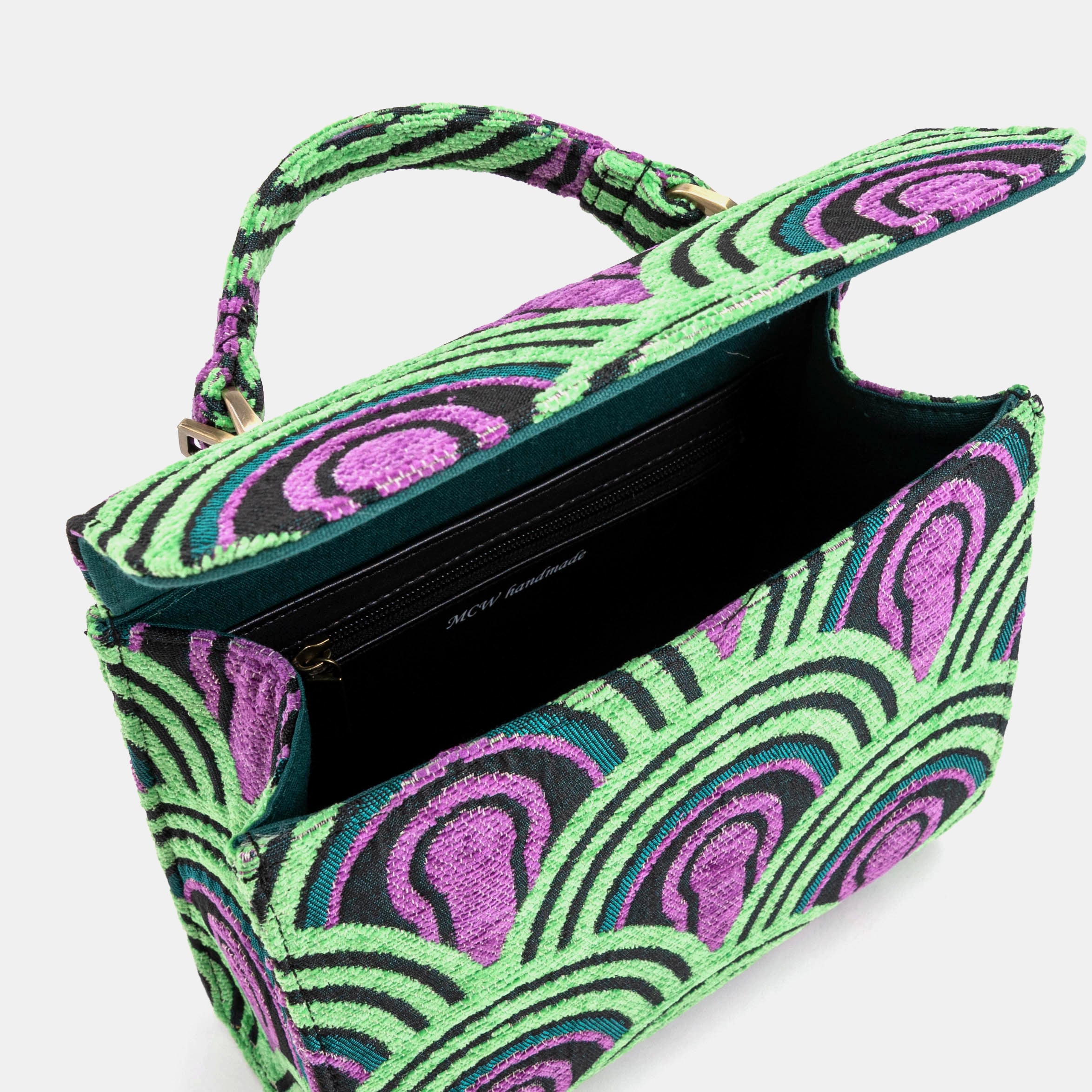 The Shining Room 237 Flap Satchel of America opening