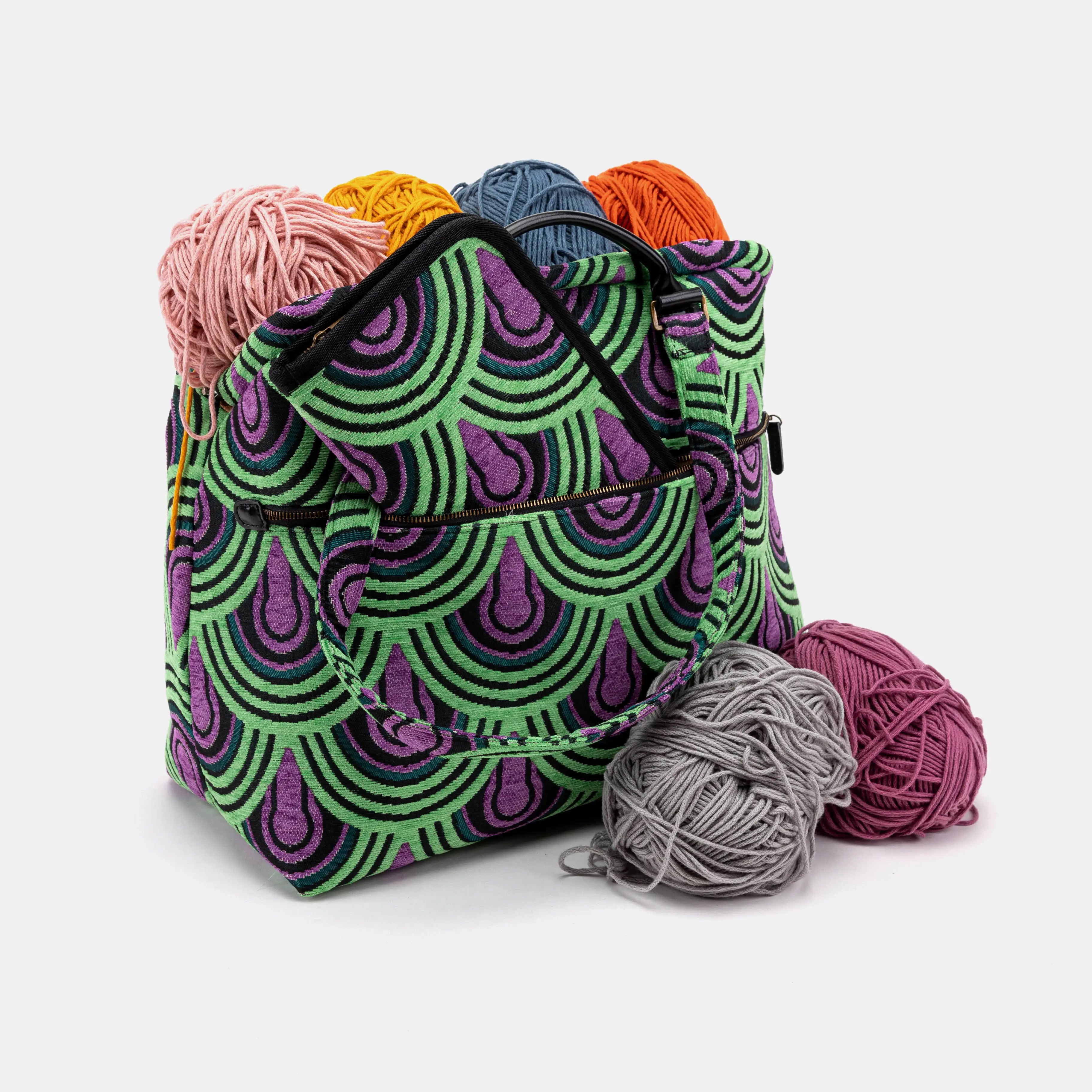 The Shining Room 237 Knitting Project Bag of America large opening
