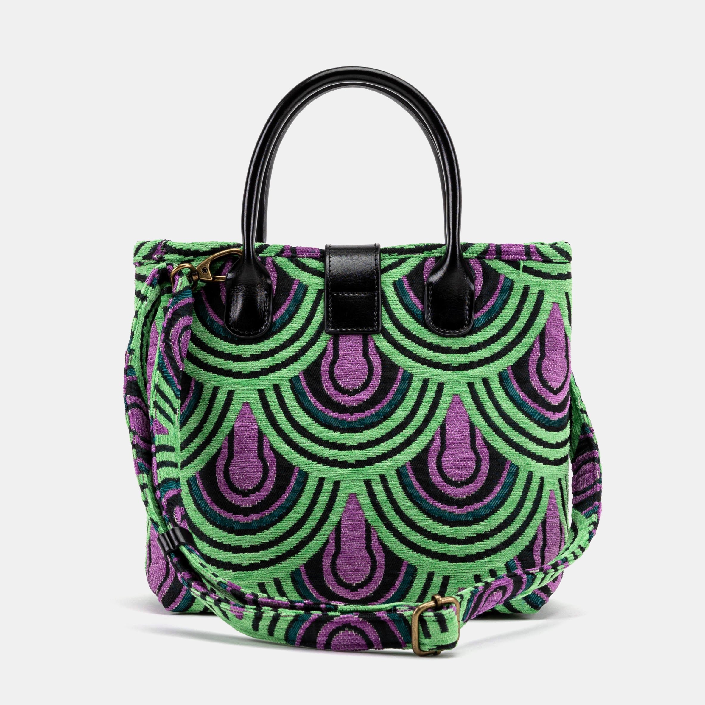 The Shining Room 237 Tuck Lock Carpet Satchel of America back
