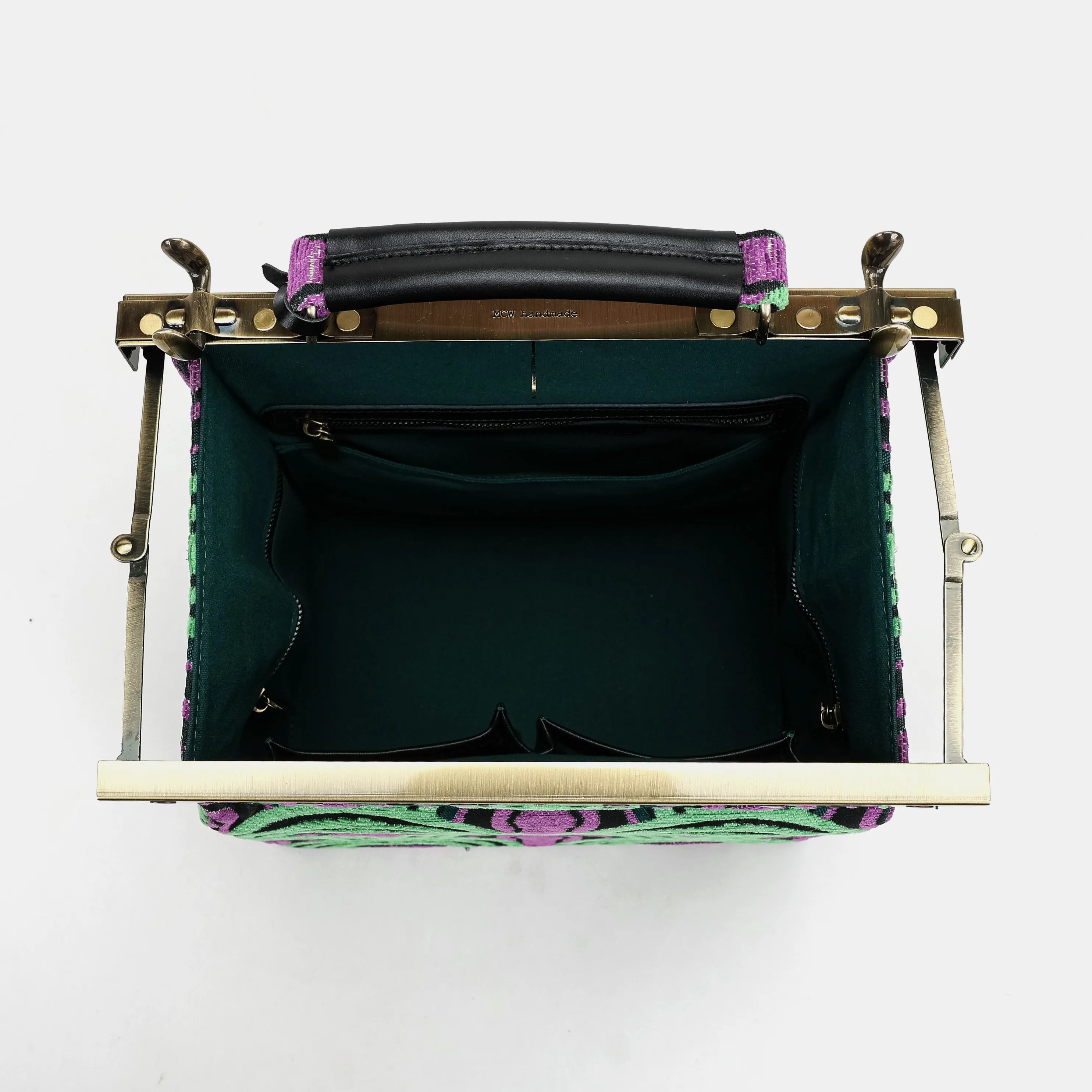 The Shining Room 237 Vivienne Carpet Purse Gladstone Bag inside