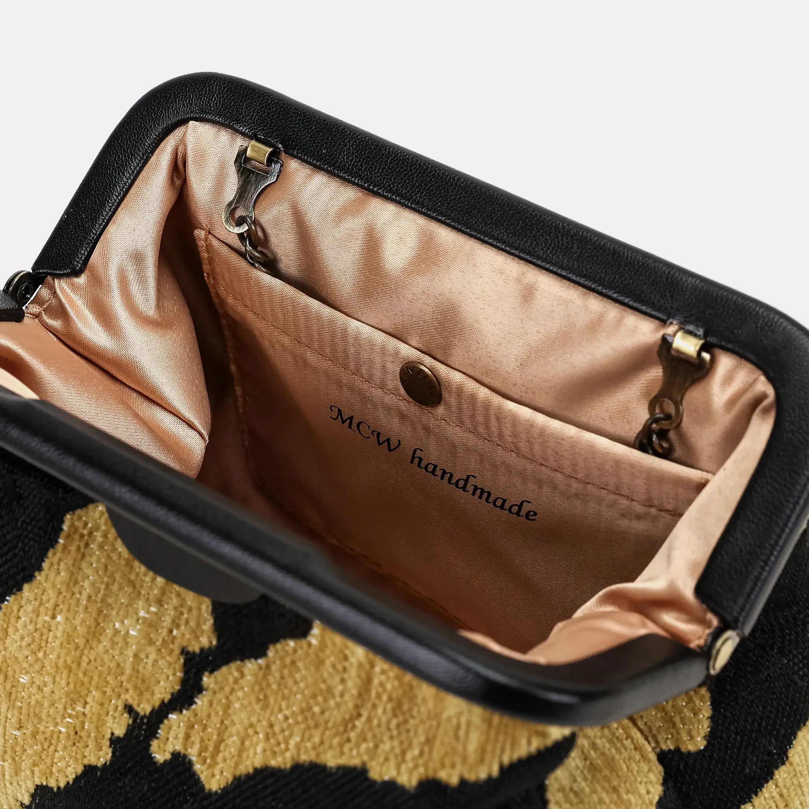 Tiger Stripe Alma Evening Clutch for America-detail