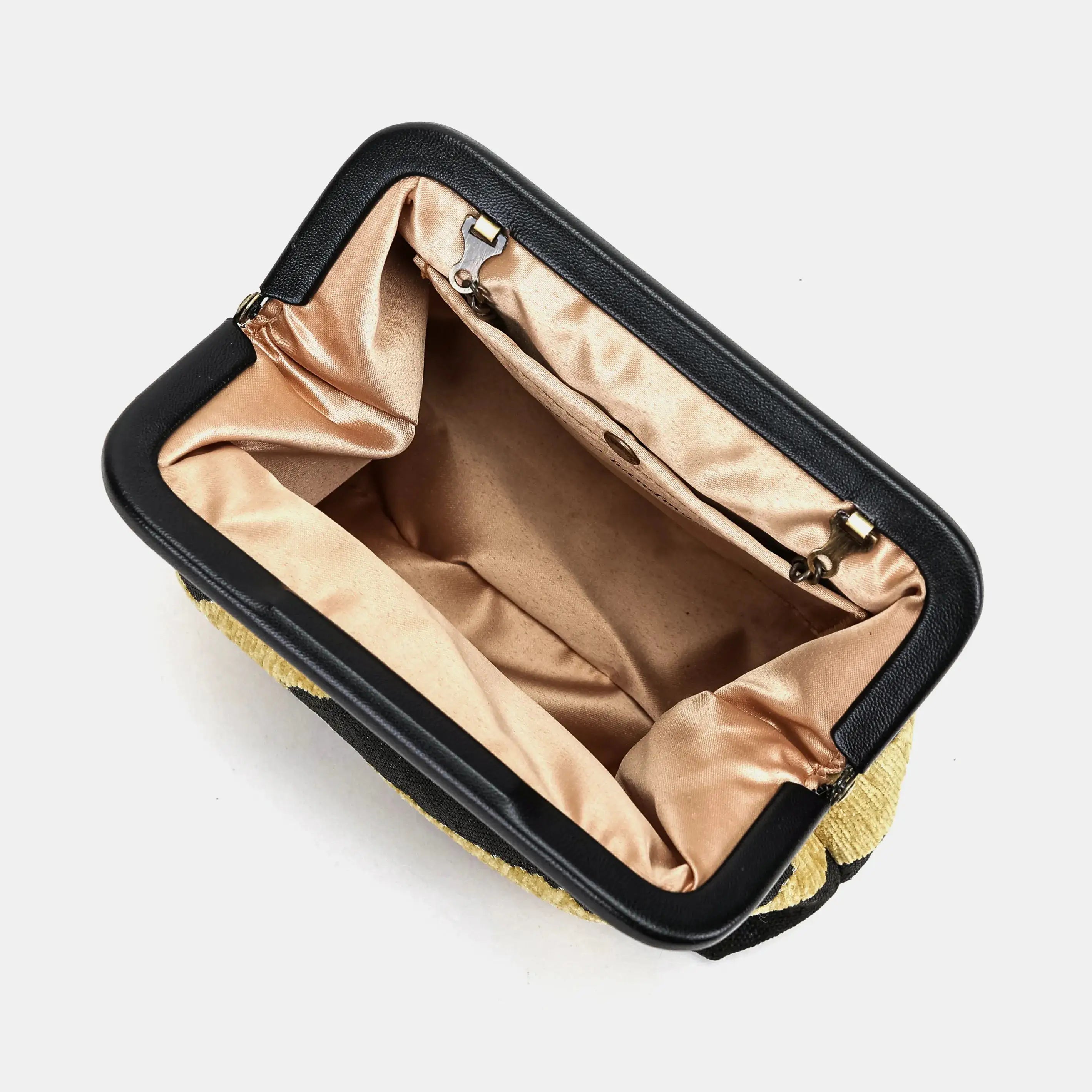 Tiger Stripe Alma Evening Clutch for America-inside