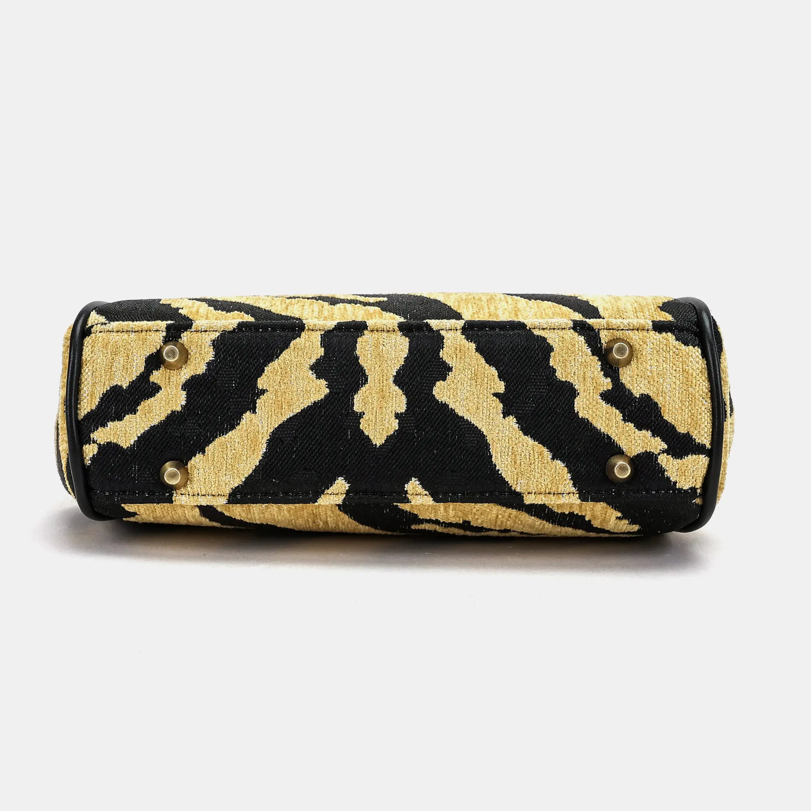 Tiger Stripe Alma Satchel Bag for America-bottom