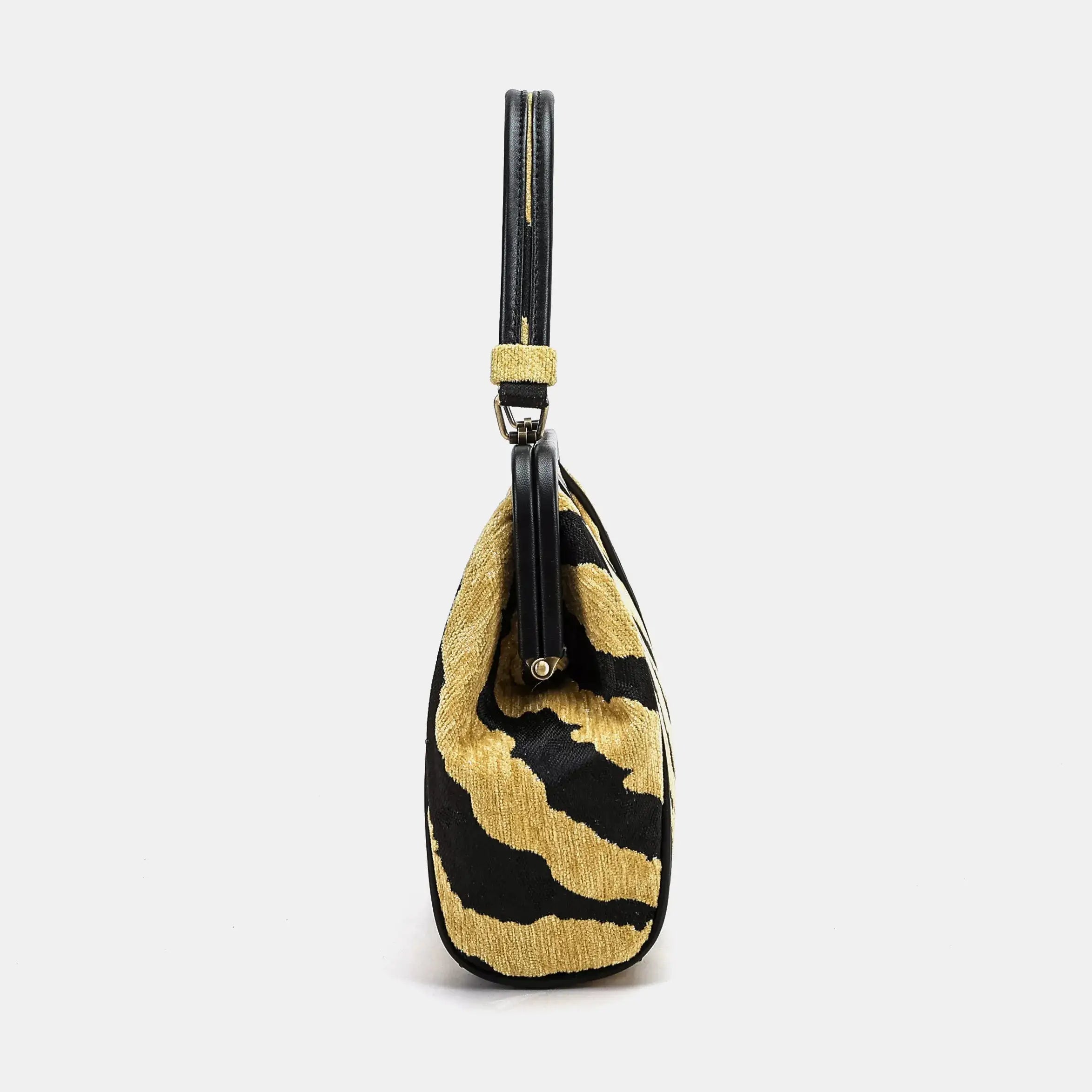 Tiger Stripe Alma Satchel Bag for America-side