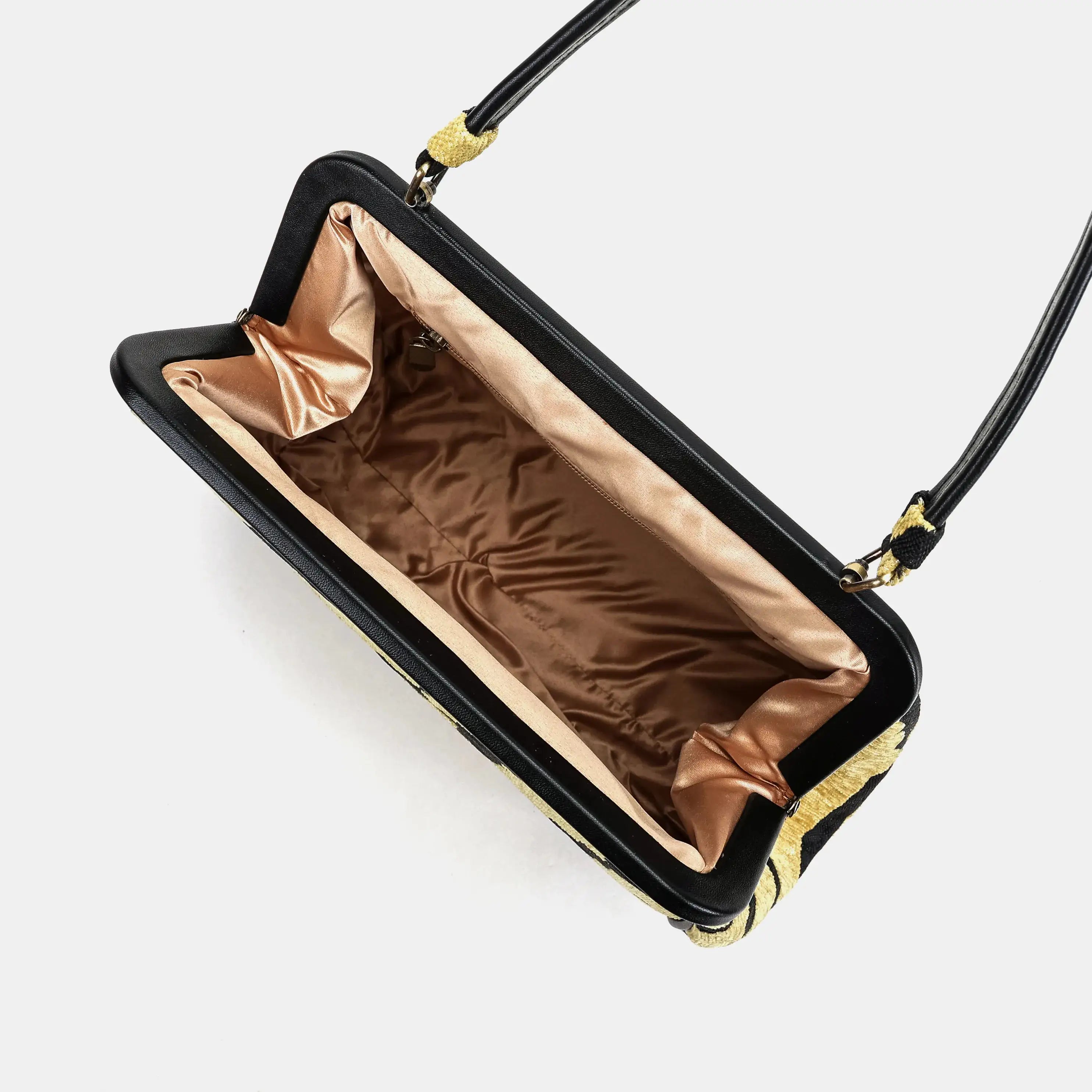 Tiger Stripe | Alma Shoulder Bag for America-inside