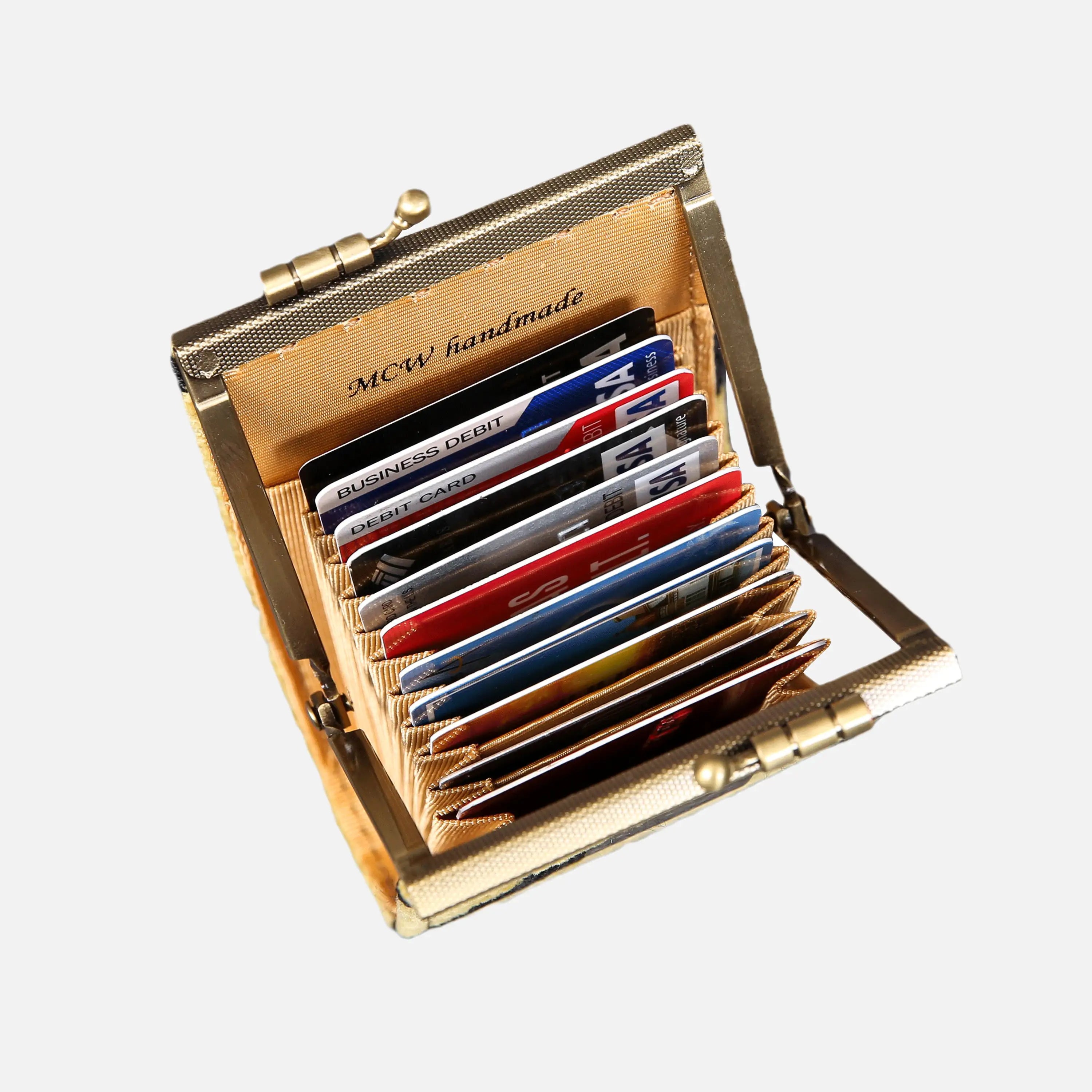 Zebra Card Wallet  of America 11 slots in use