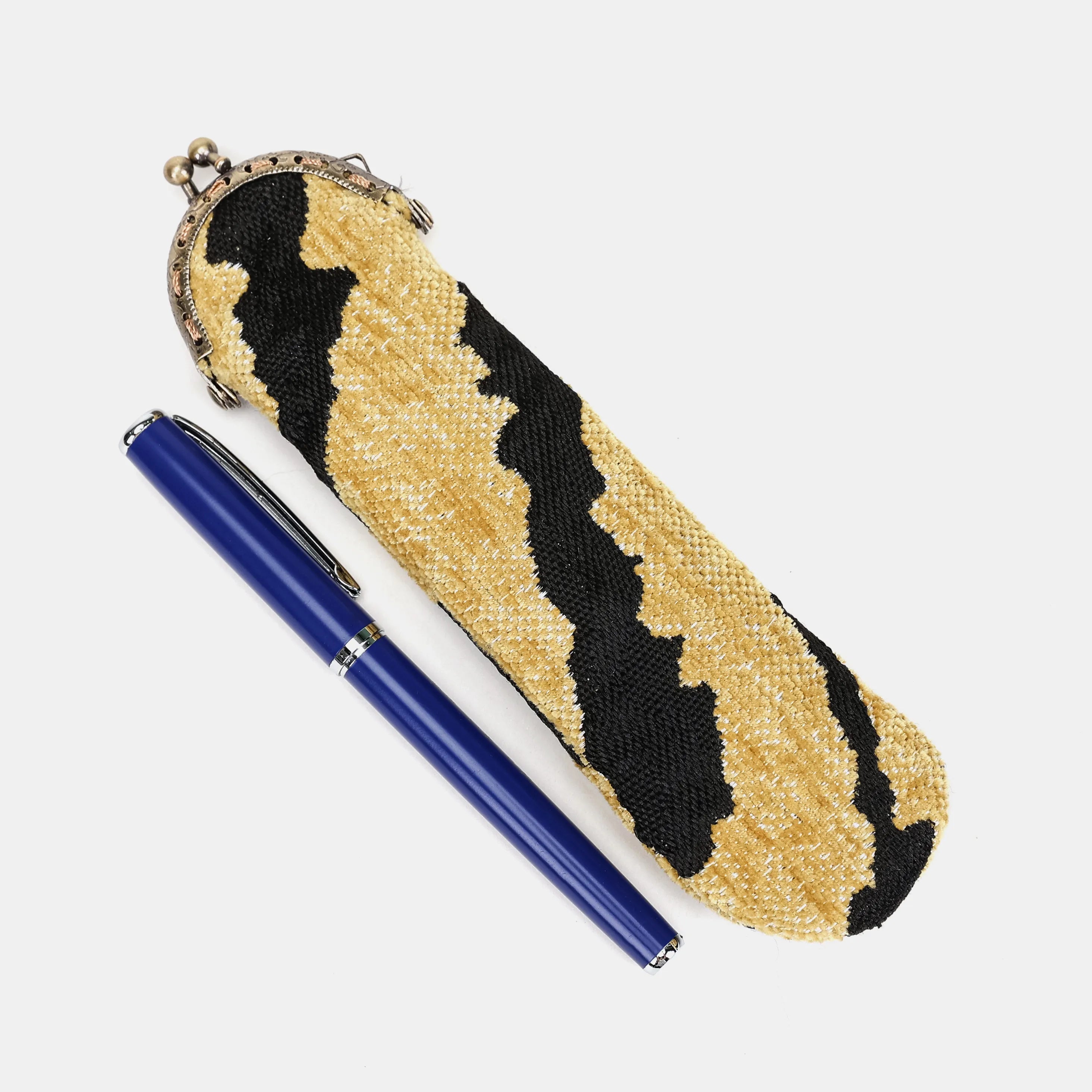 Tiger Stripe Solo Pen Case Carpetbag of America main