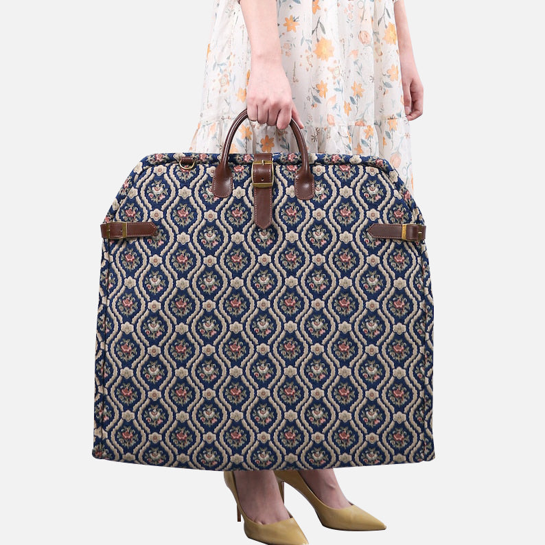 Traditional Blue Carpet Garment Bag carpet bag  of America main