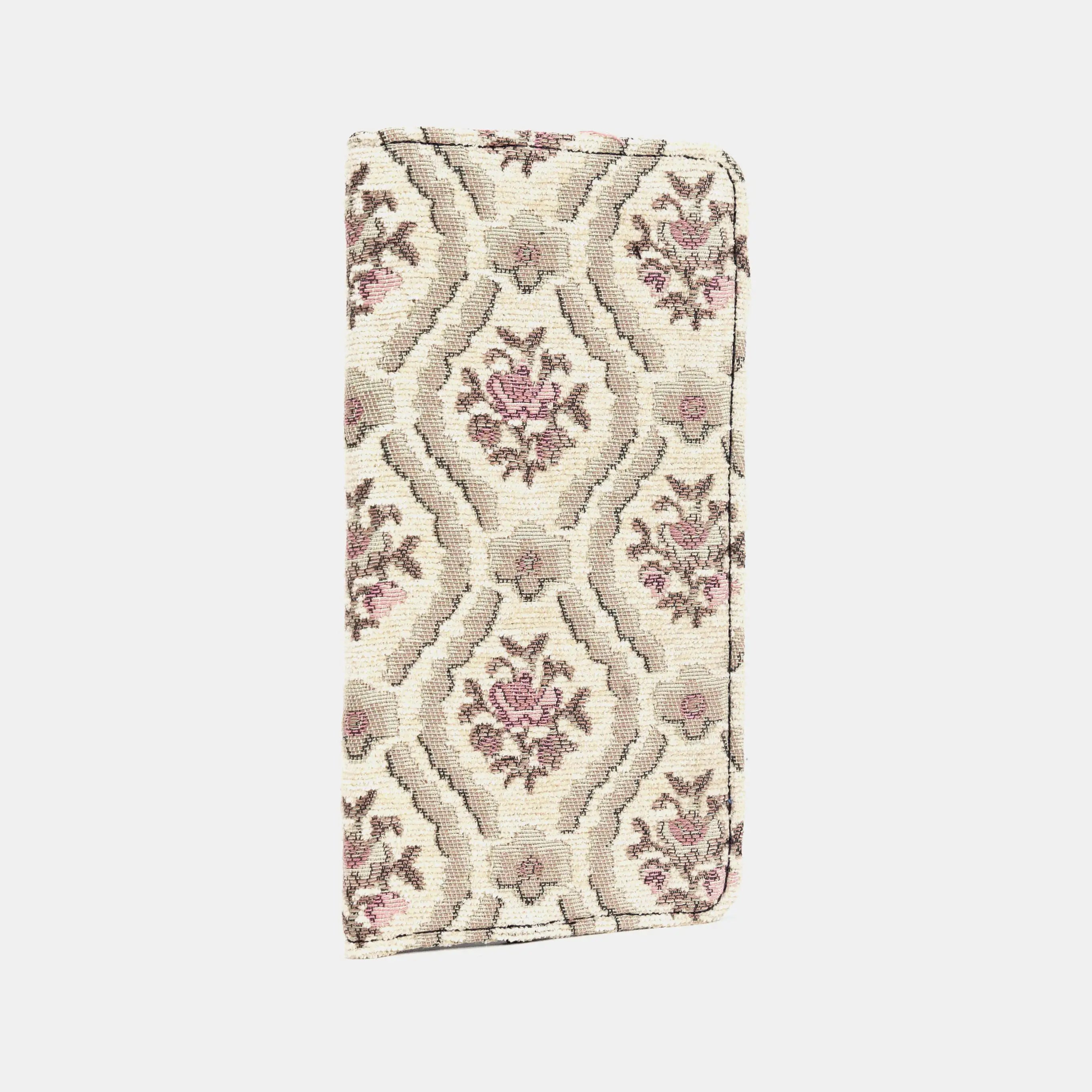 Traditional Cream Checkbook Cover of America side front