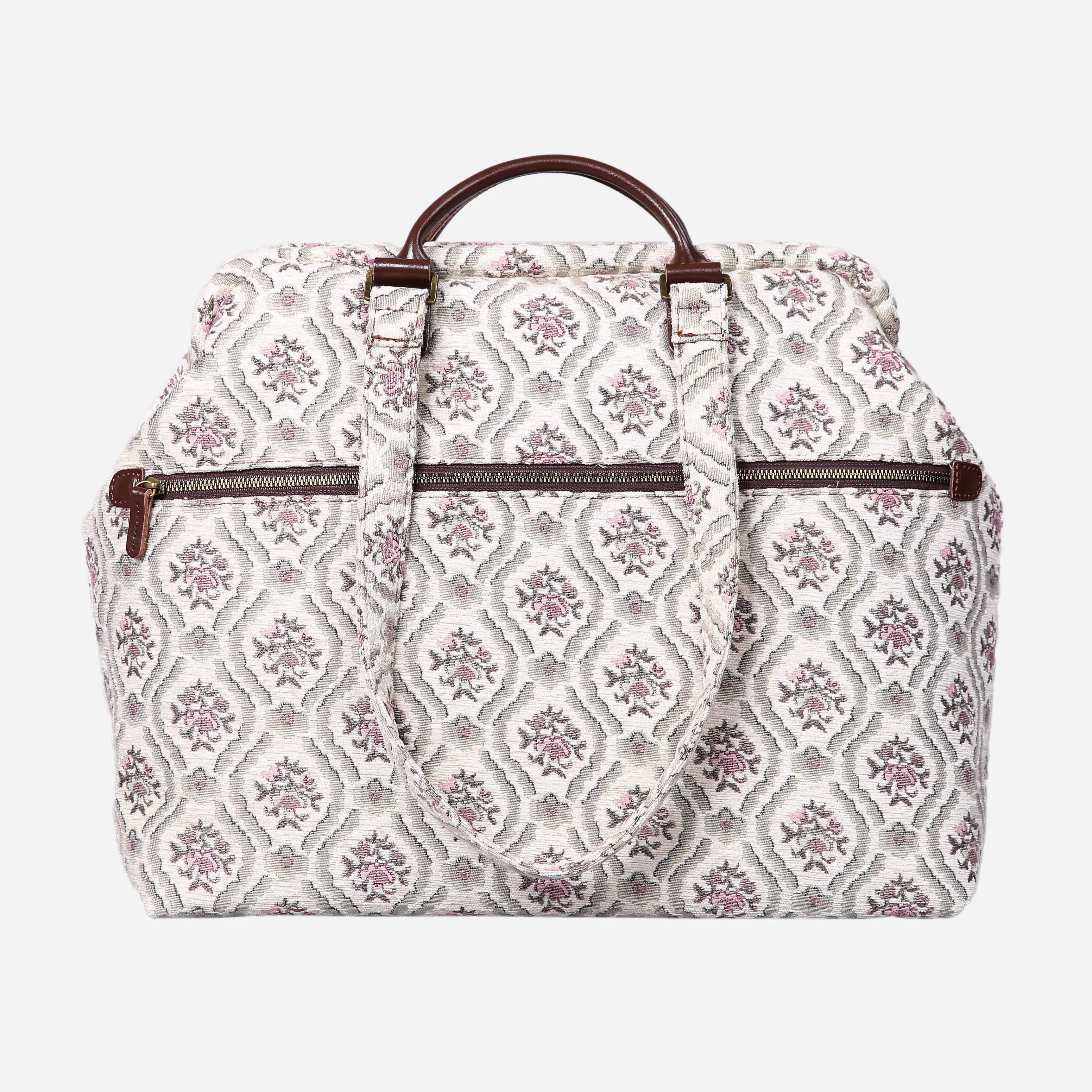 Traditional Cream Knitting Project Bag of America-back