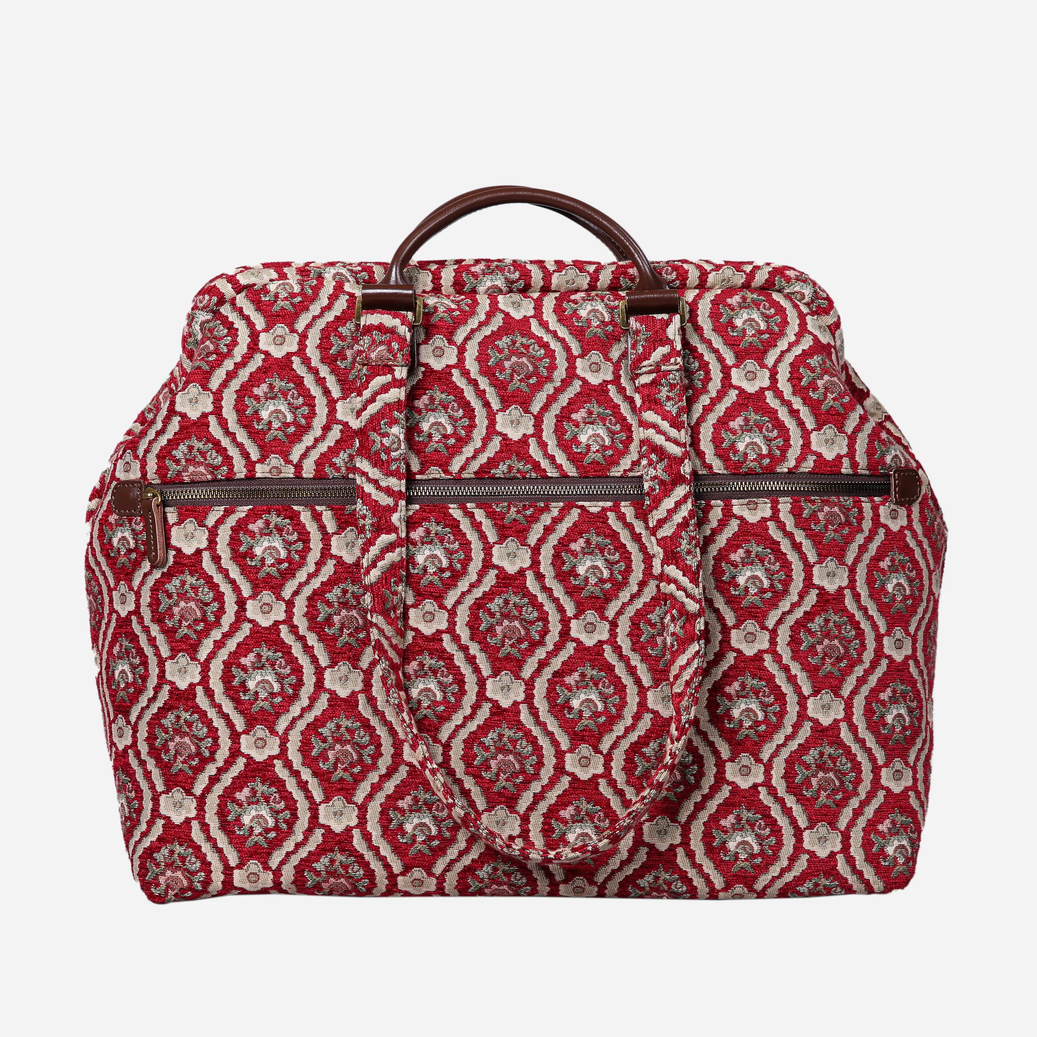 Traditional Red Knitting Project Bag   of America back
