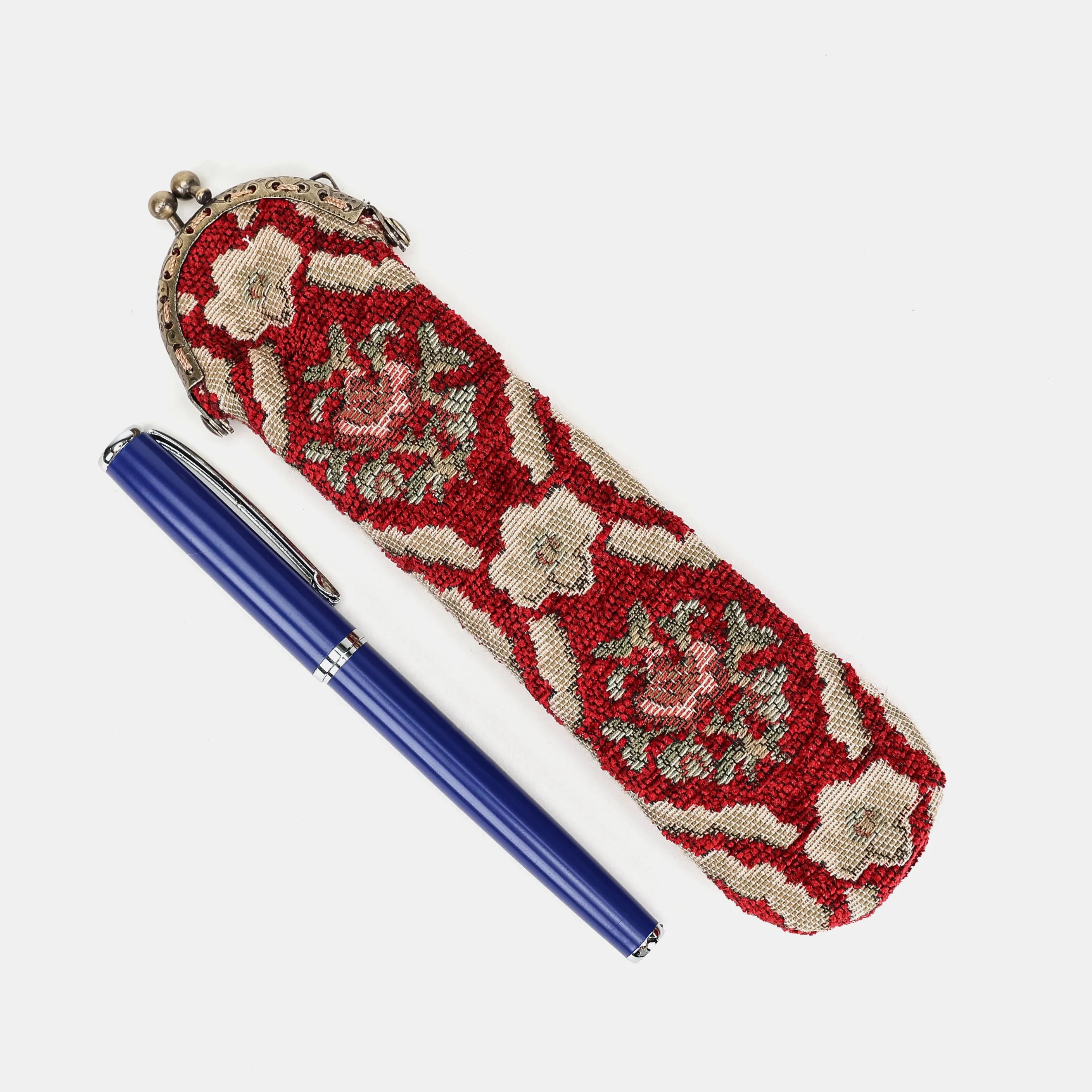 Traditional Red Solo Pen Case Carpetbag of America main