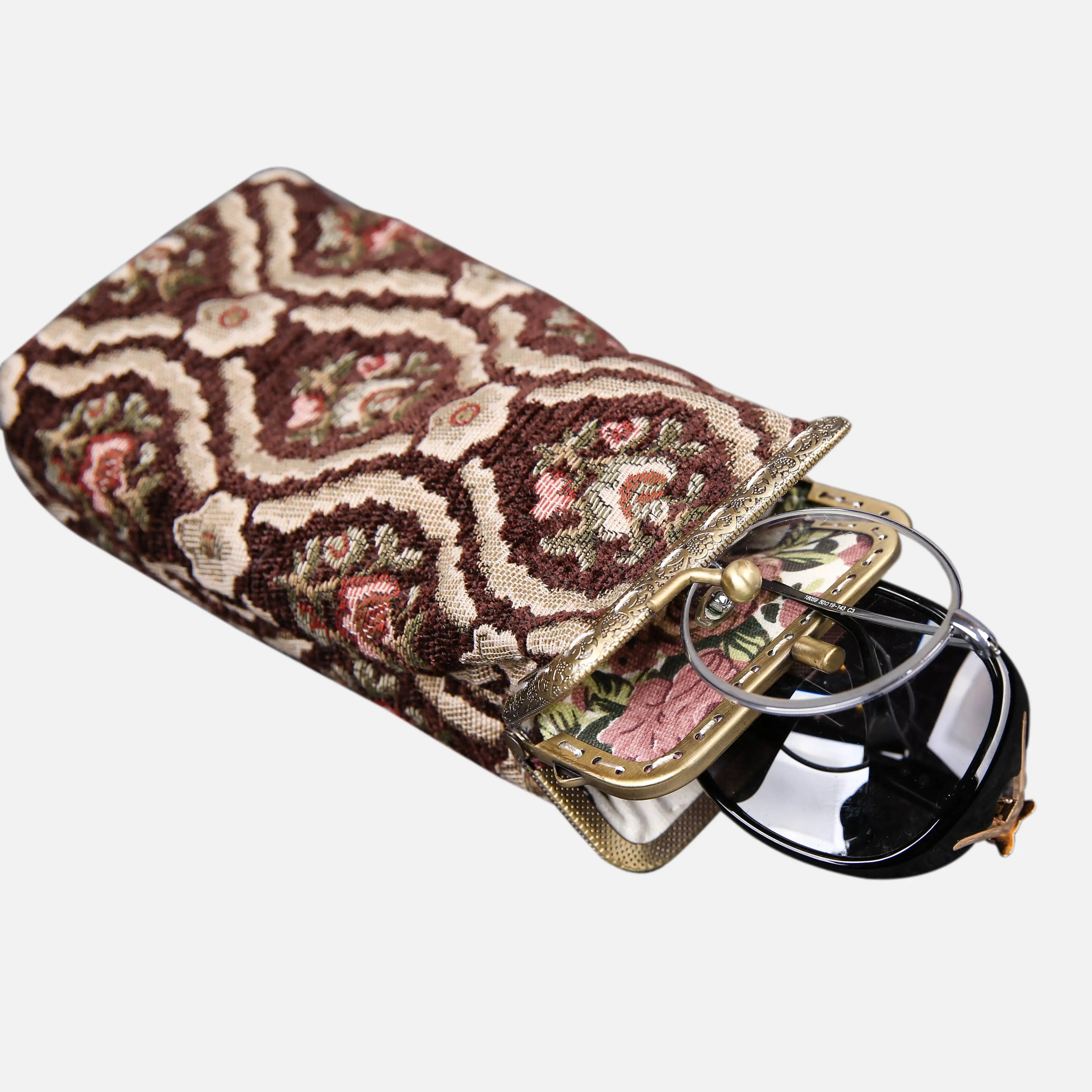 Traditional Series Carpet Eyeglasses Case of America with glasses-1