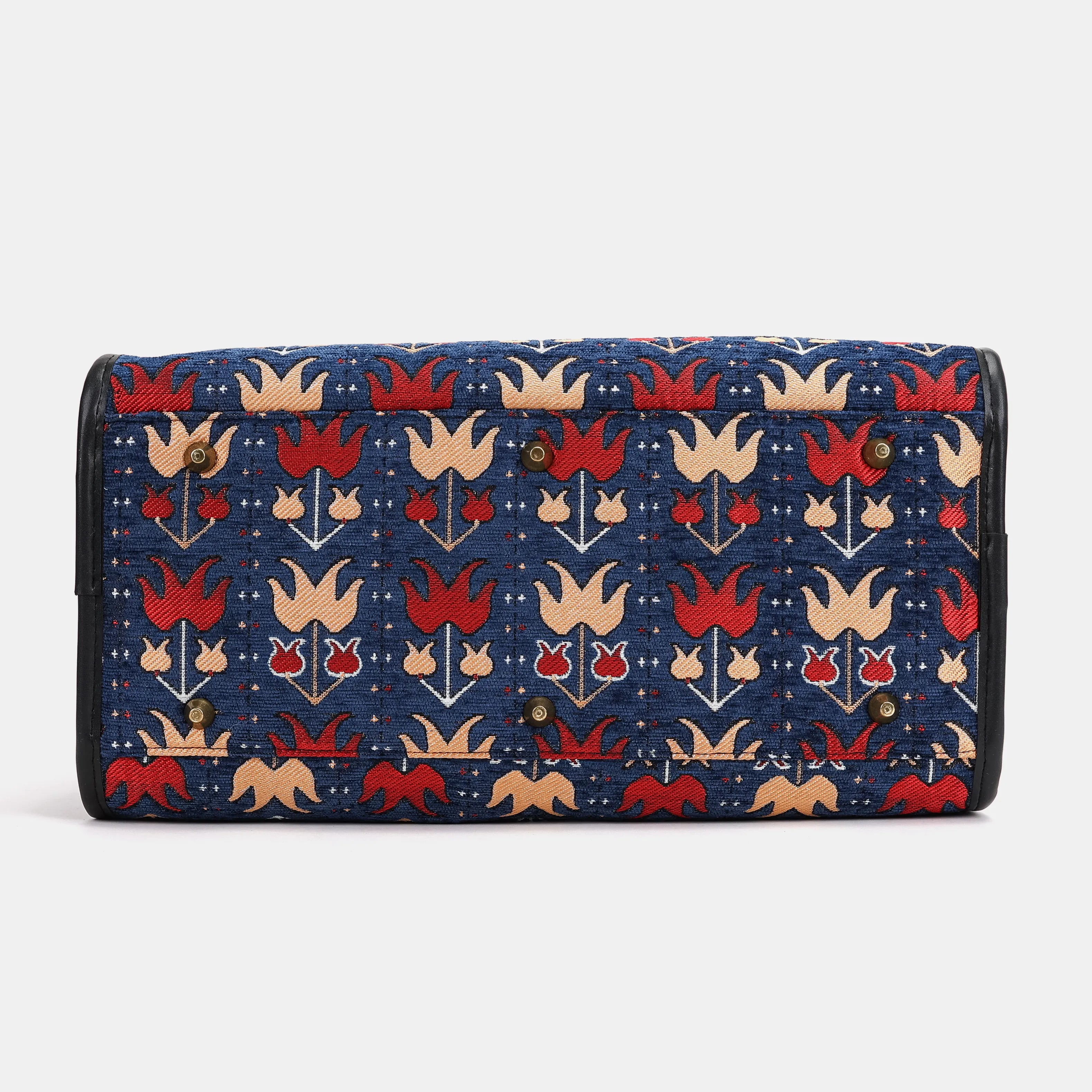 Travel Dog Carrier Bag | Poppy Bloom of America-bottom