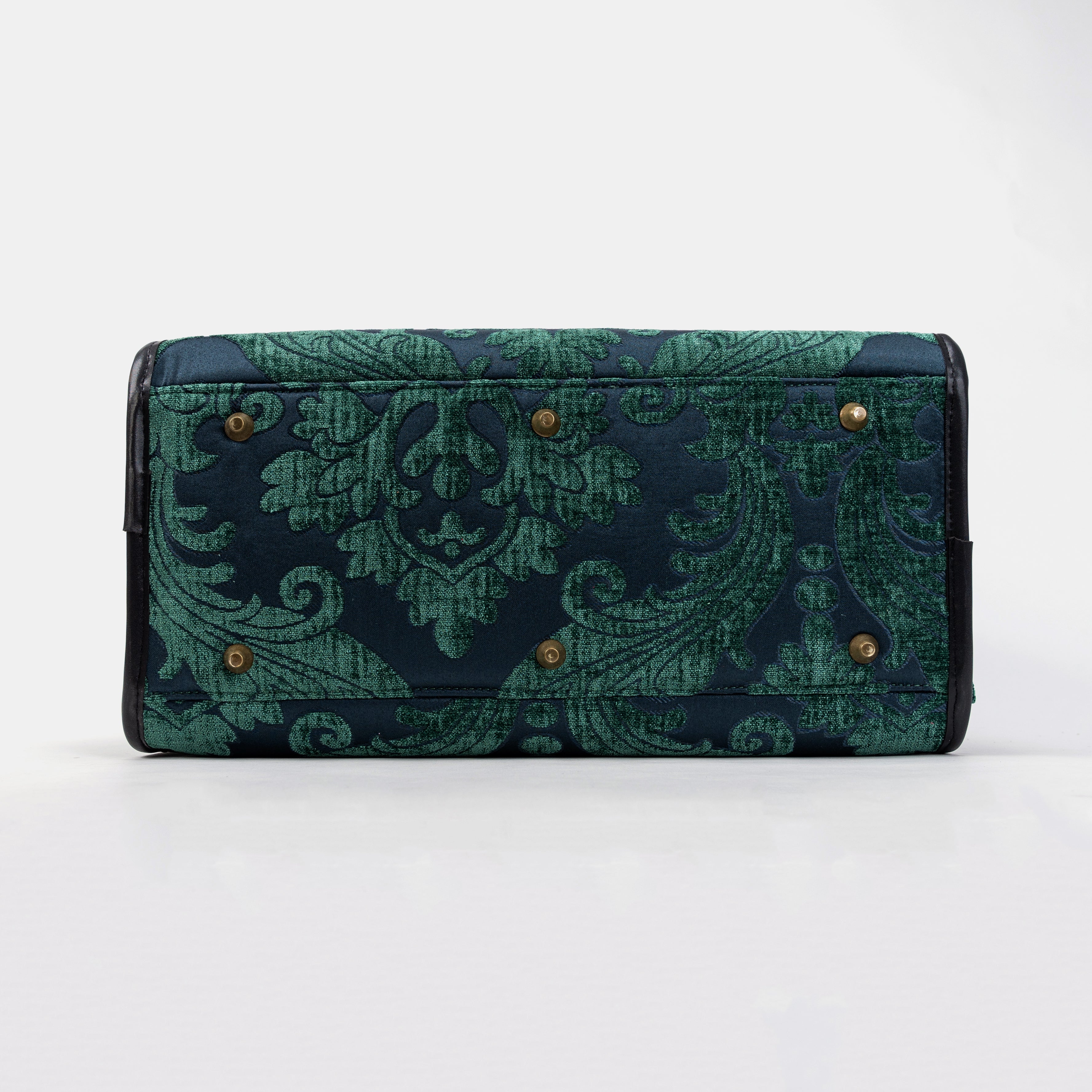 Travel Dog Carrier Bag Queen Hunter Green of America bottom