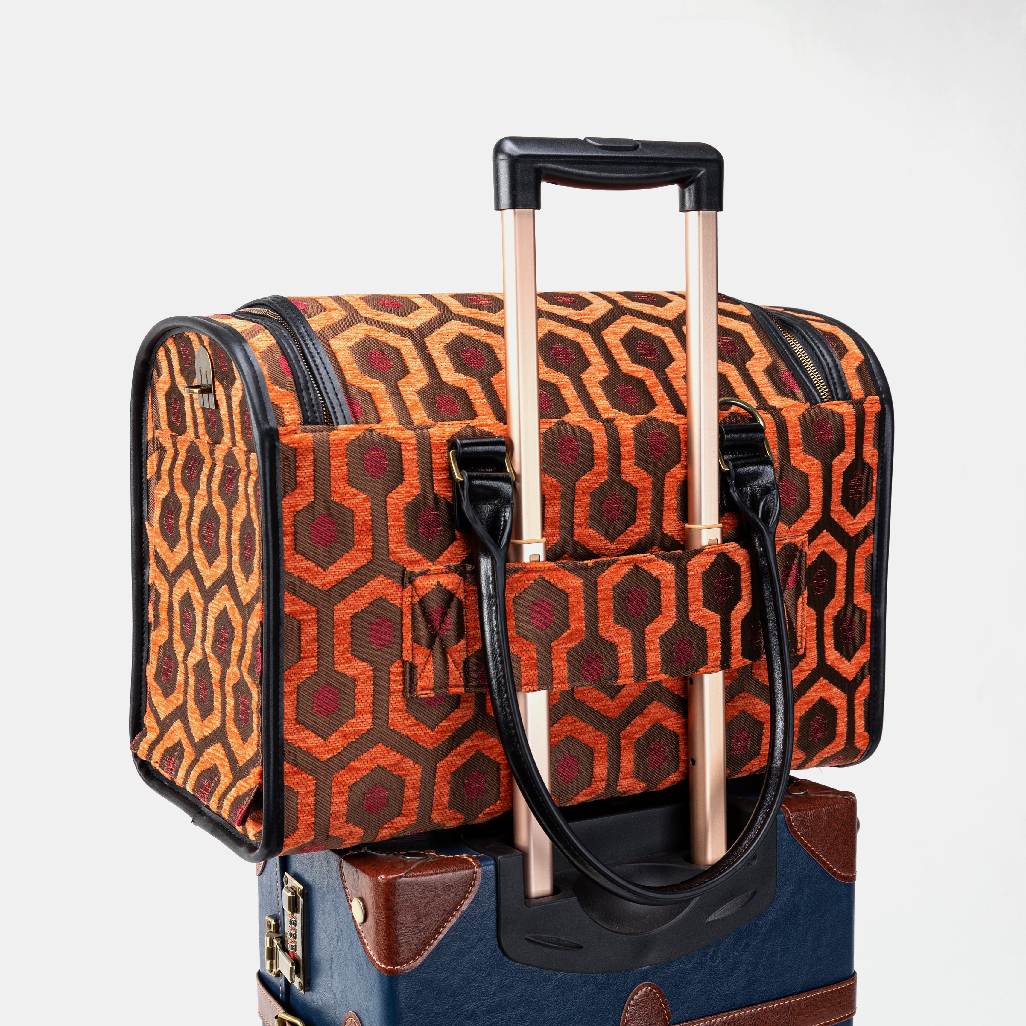 Travel Dog Carrier Bag "The Shining" Overlook Hotel  of America with  Luggage Holder