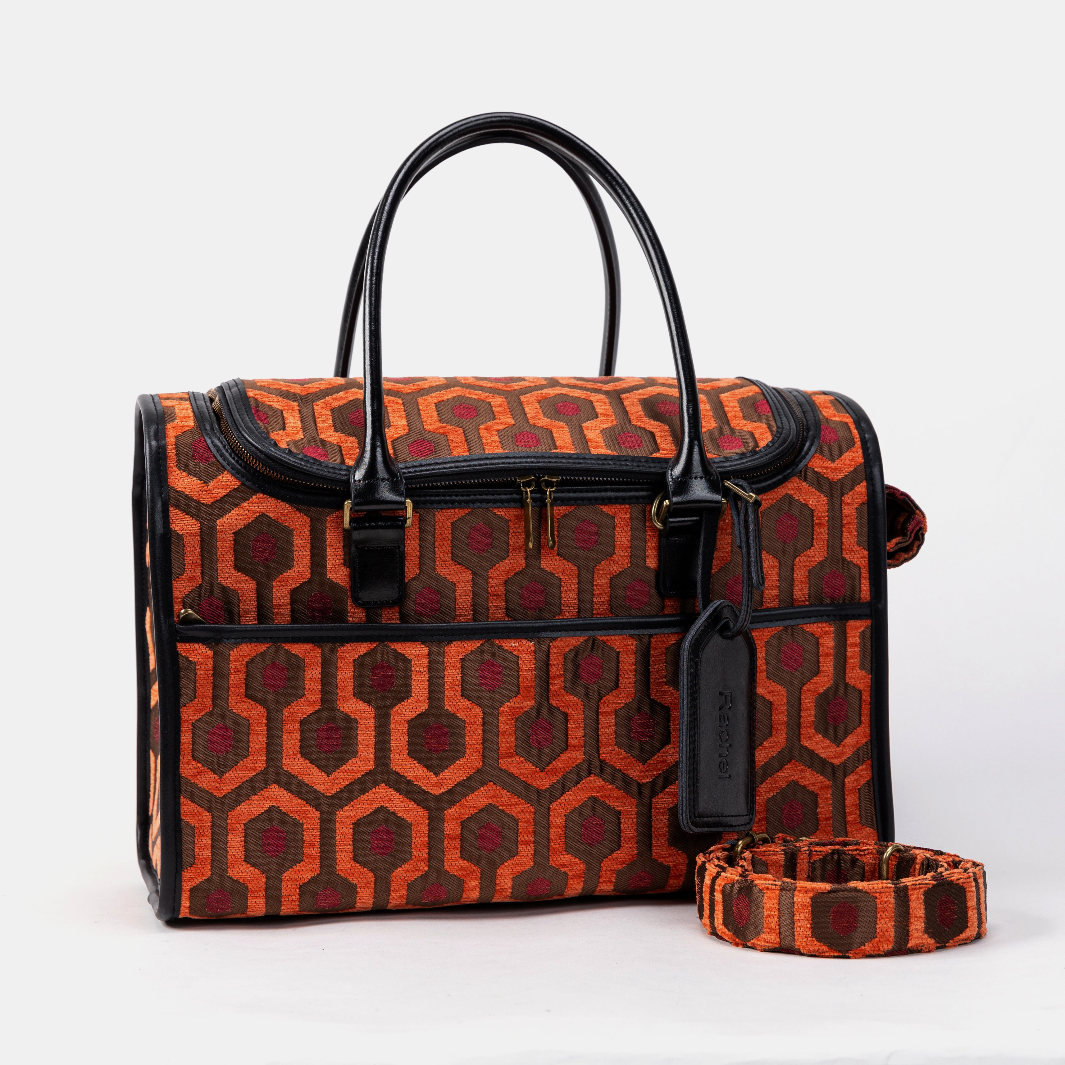 Travel Dog Carrier Bag "The Shining" Overlook Hotel  of America with Shoulder Strap