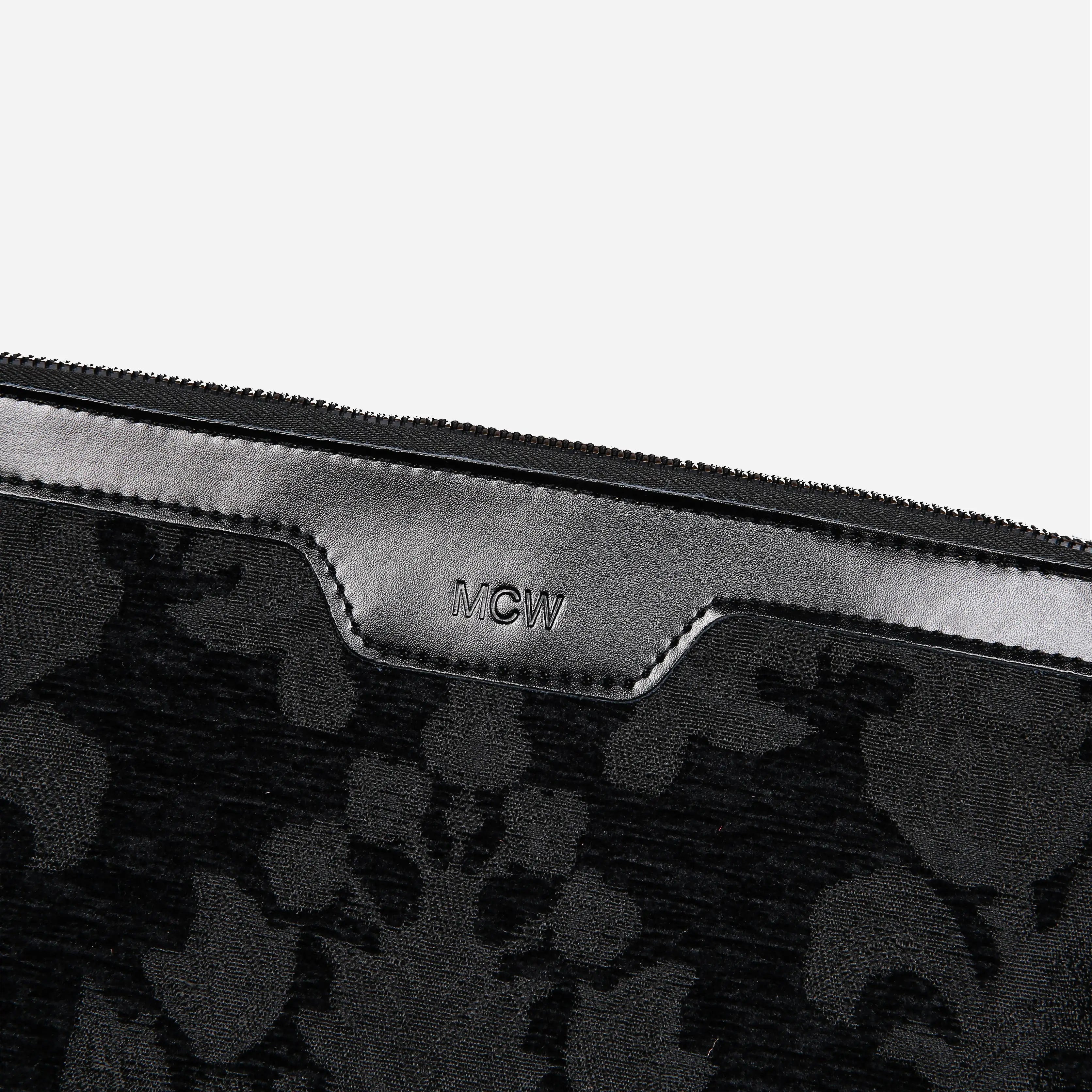 Victorian Blossom BLK/BLK Carpet Makeup Bag carpet bag MCW Handmade details