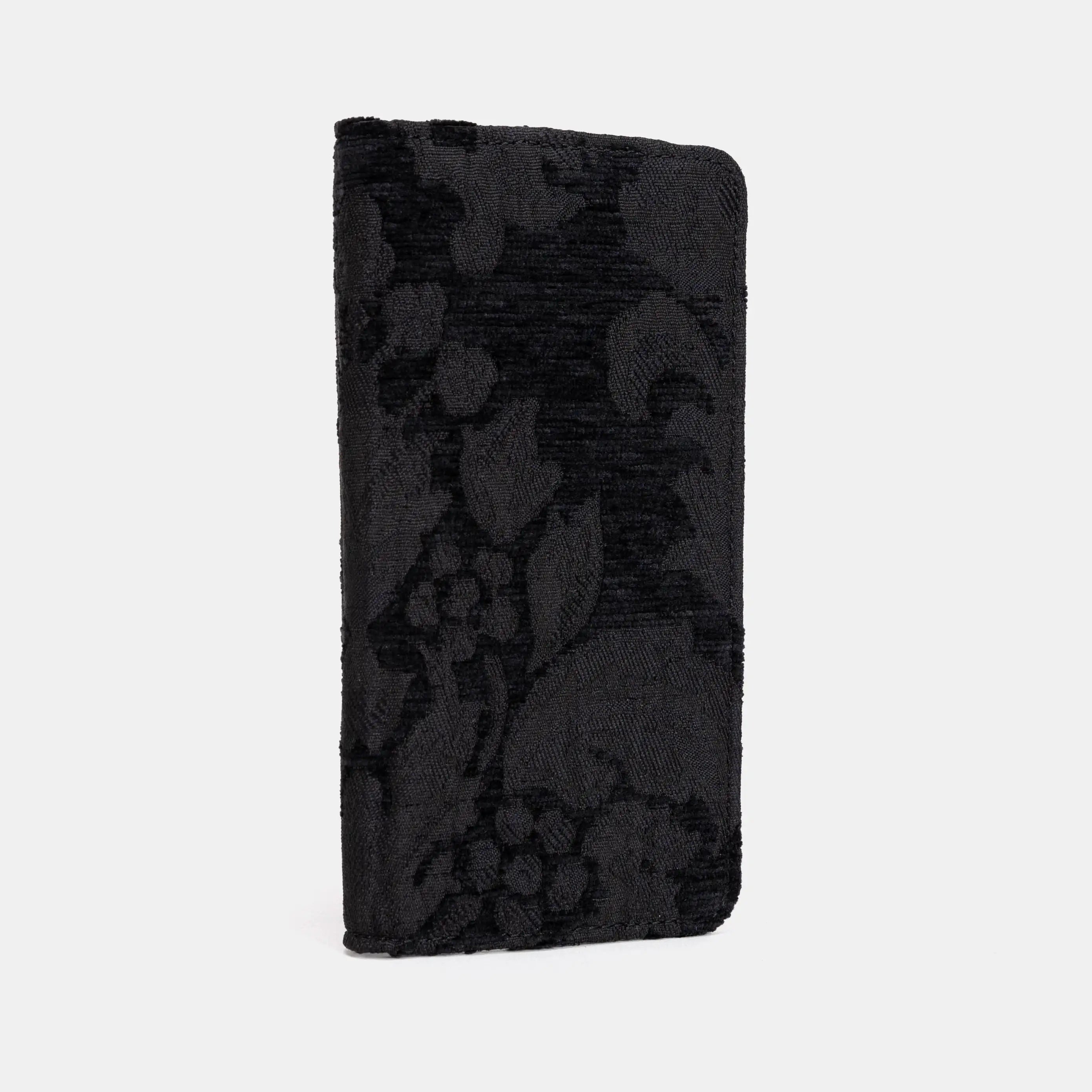 Victorian Blossom Black/Black Checkbook Cover of America  front side