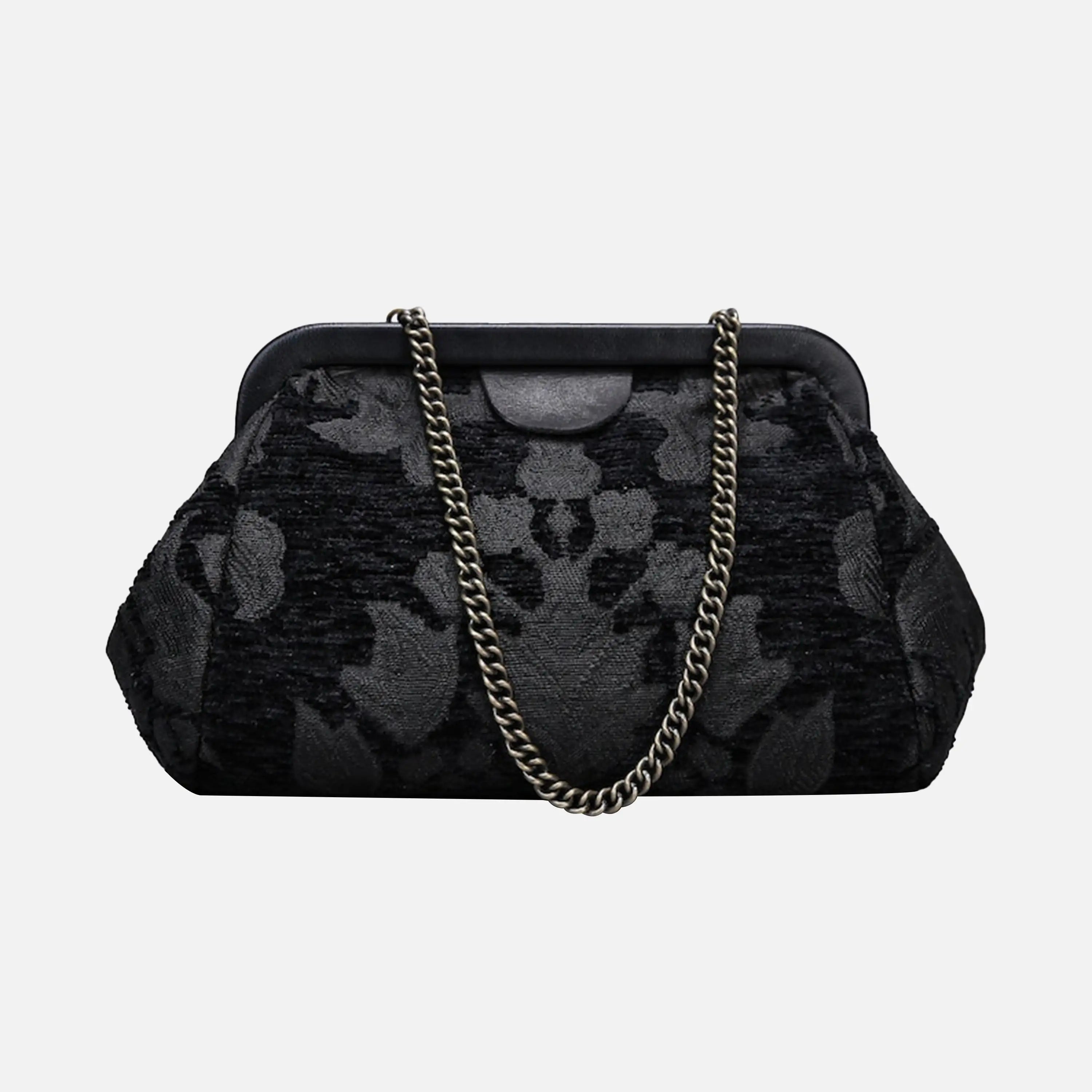Victorian Blossom blk/blk carpet bag of America main
