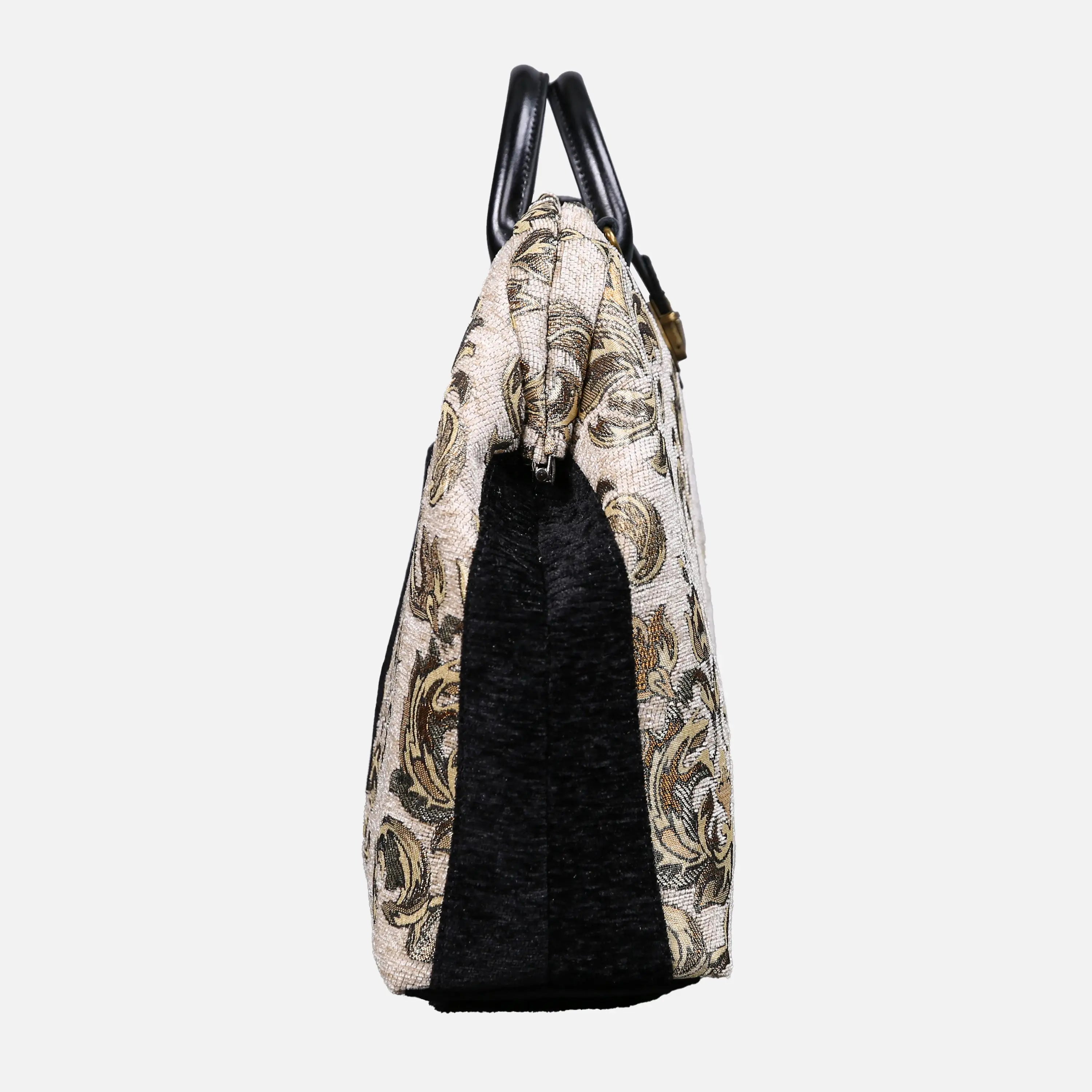 Victorian Blossom C-G carpet bag  of America side