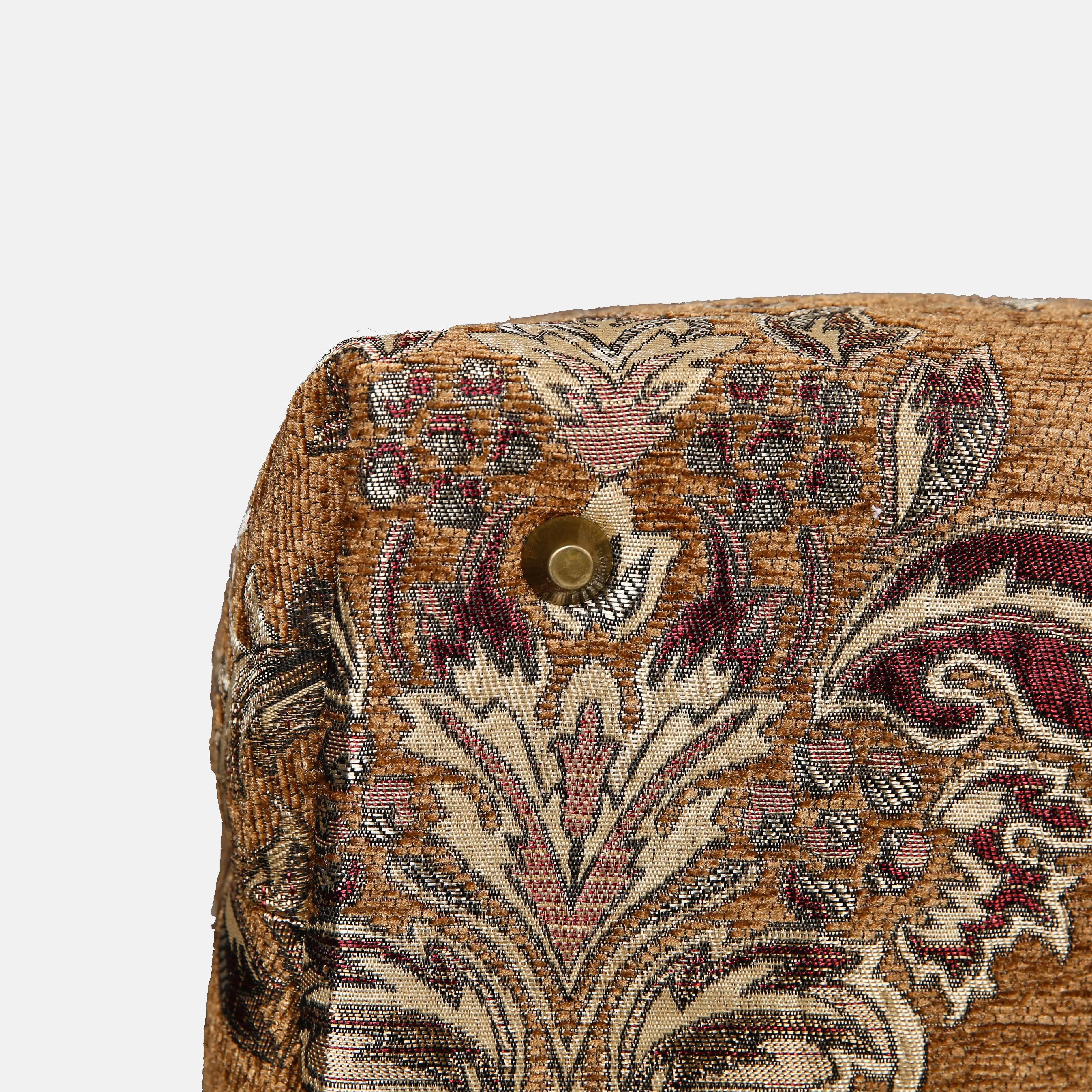 Victorian Blossom Gold-Gold Mary Poppins Weekender Carpetbag bottom