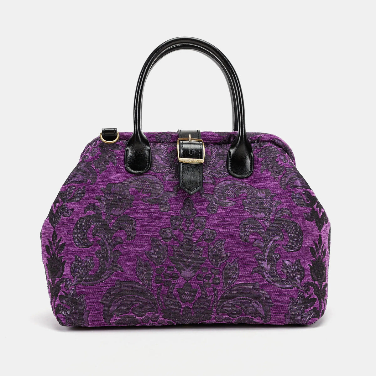 Victorian Blossom Purple Carpet Handbag Purse  of America front