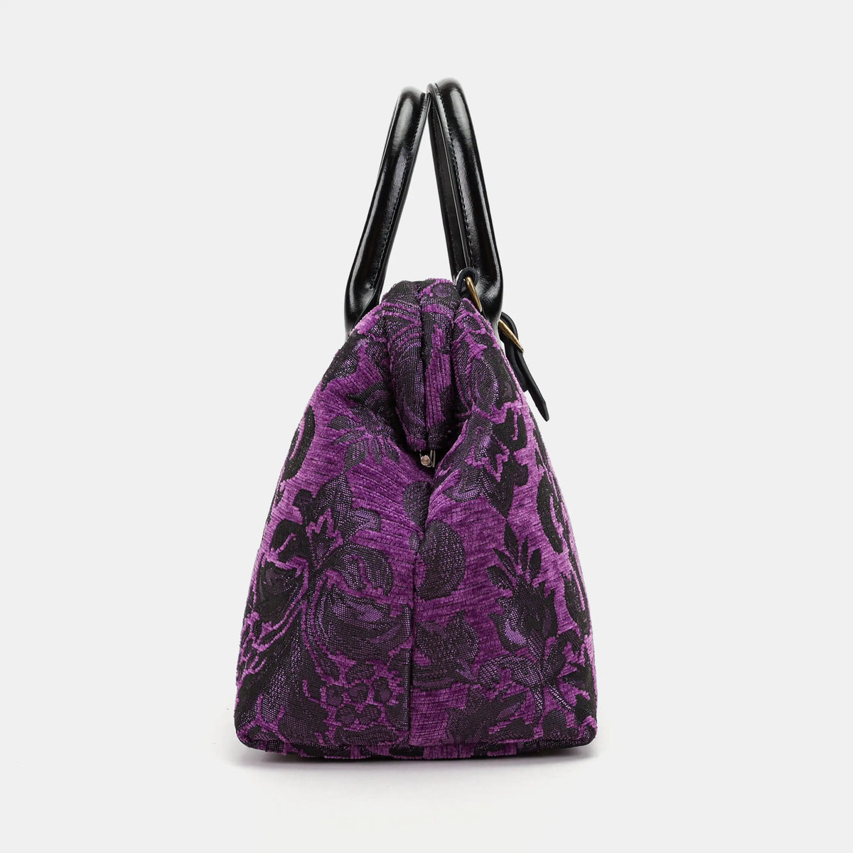 Victorian Blossom Purple Carpet Handbag Purse of America side