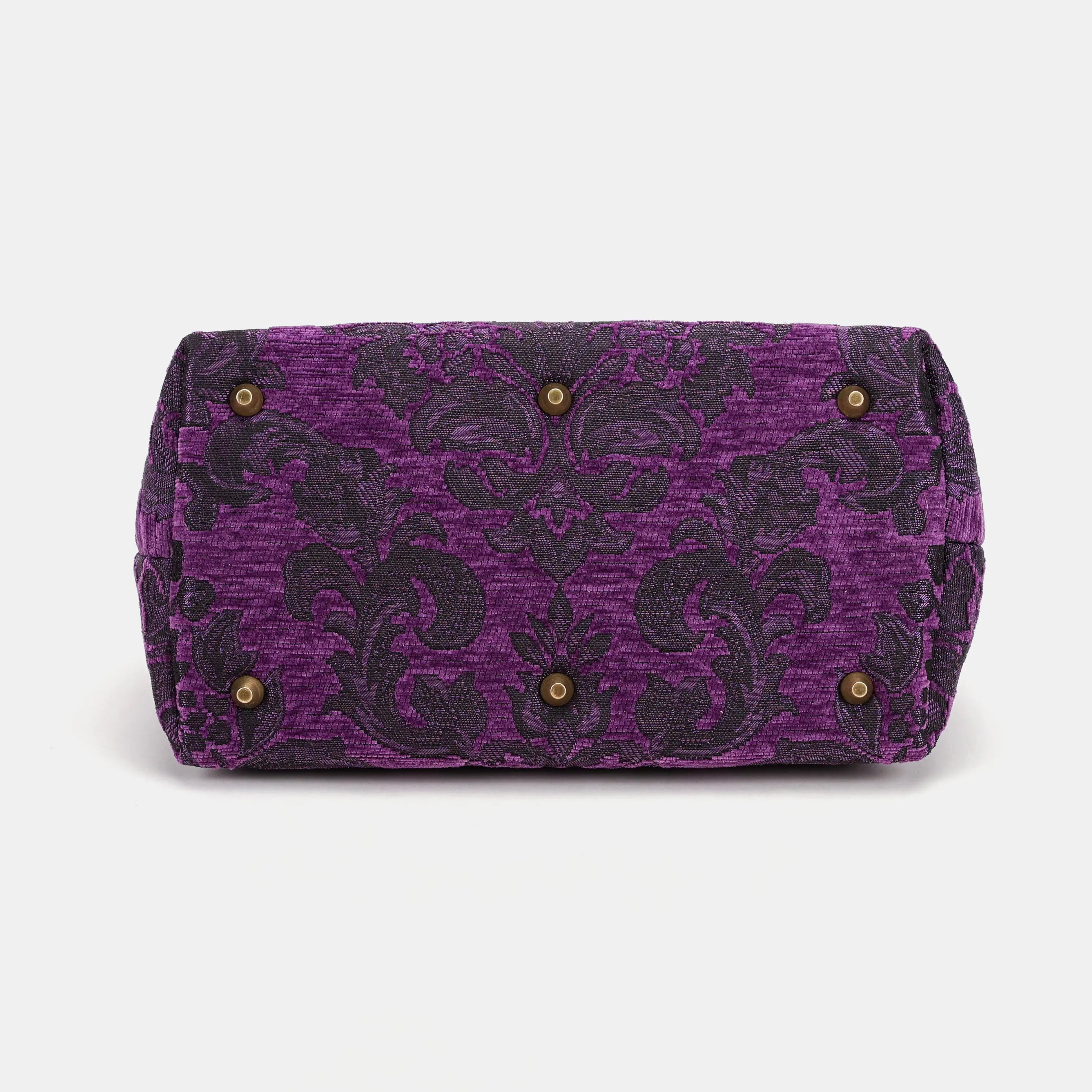 Victorian Blossom Purple Carpet Handbag Purse of America bottom