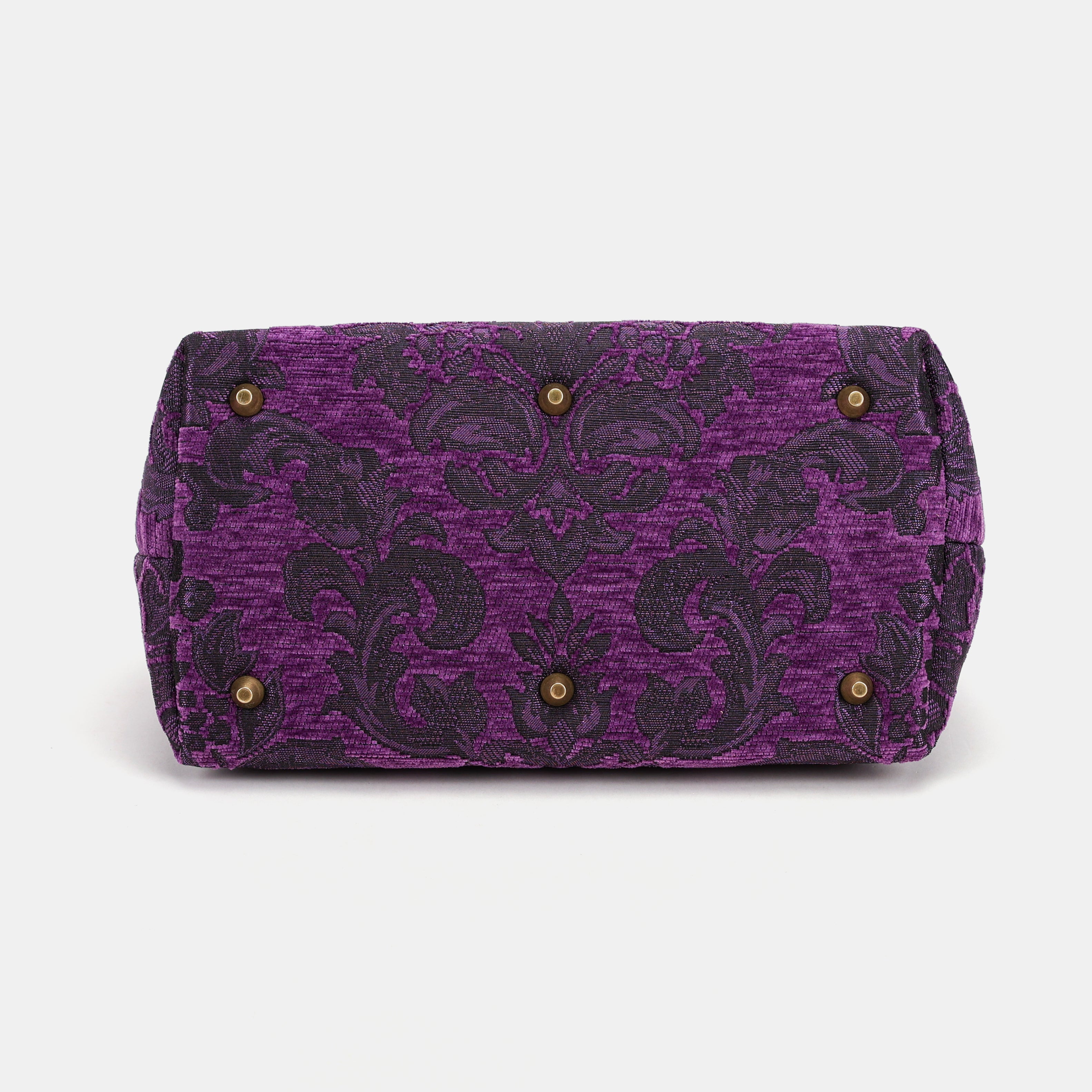 Victorian Blossom Purple Carpet Handbag Purse of America bottom