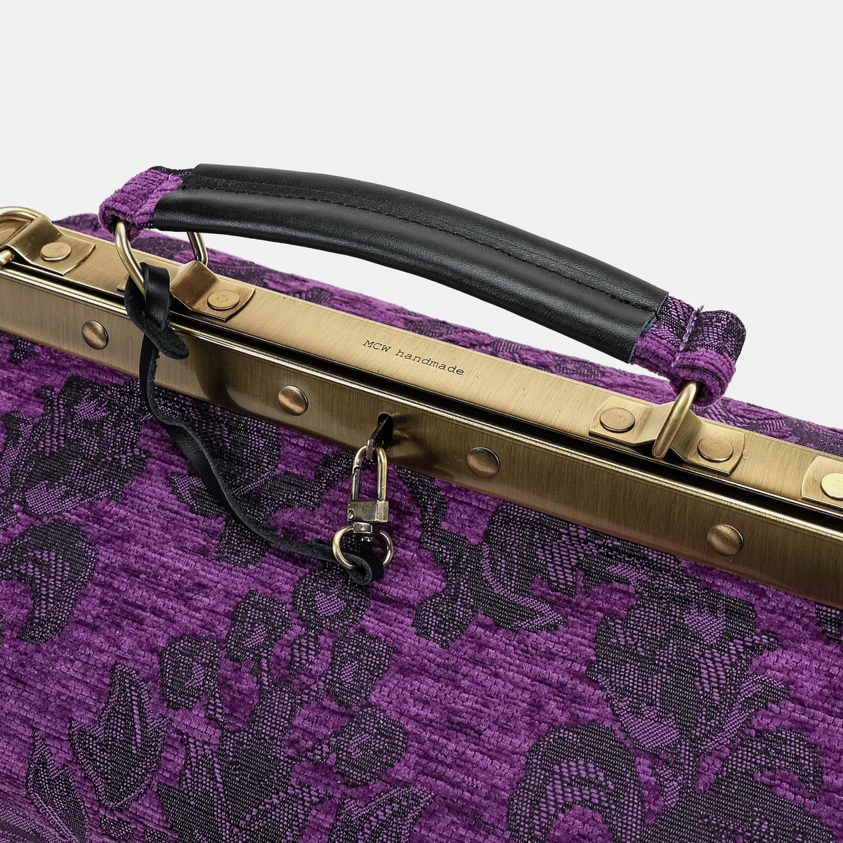 Victorian Blossom Purple Genevieve Carpet Gladstone Bag of America part
