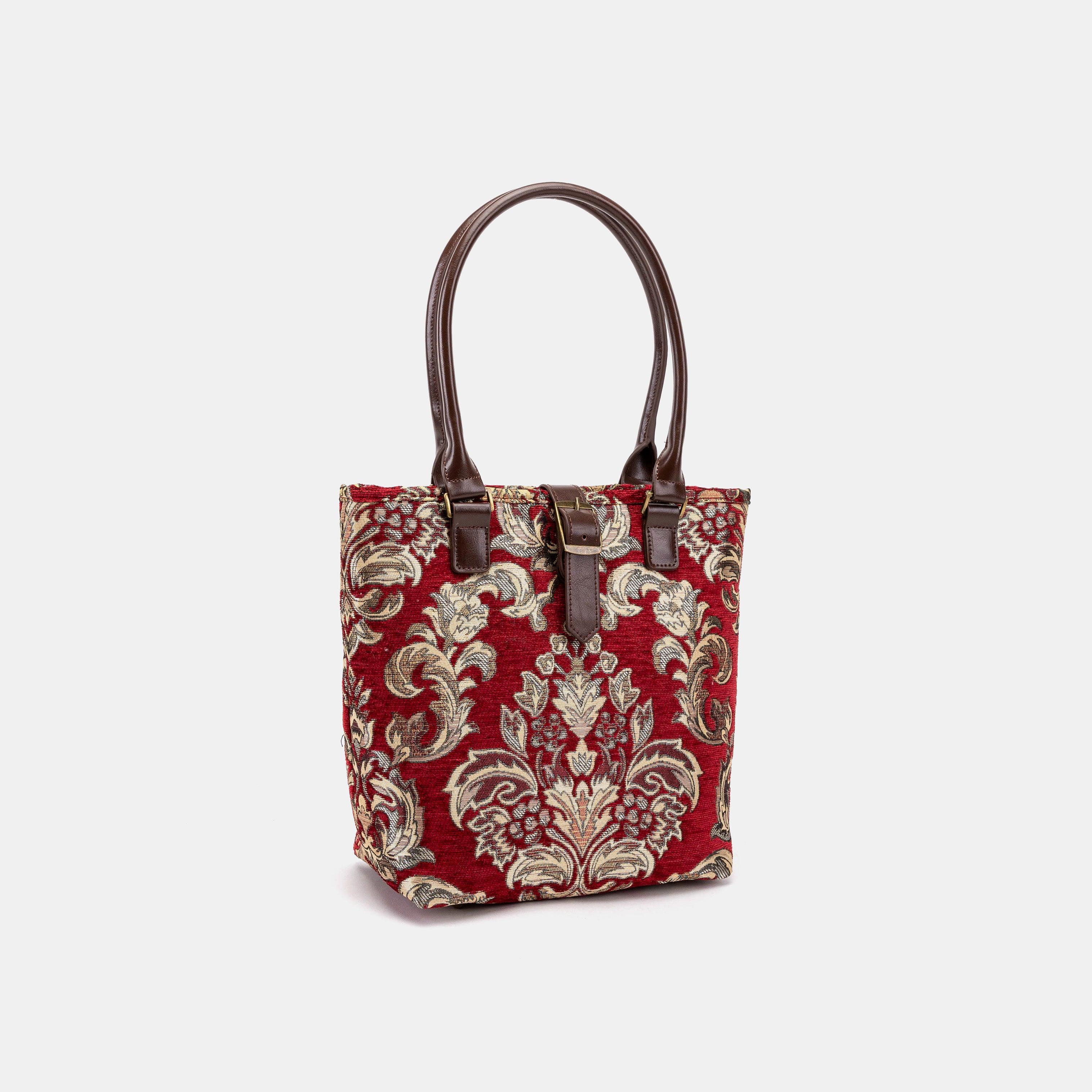 Victorian Blossom Red Everyday Tote Bag of America front side