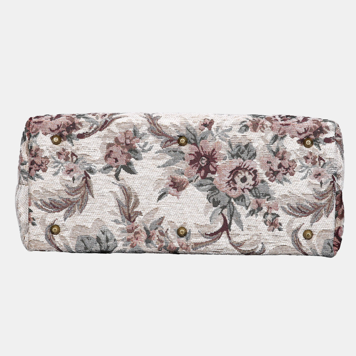 Victorian Retro Rose Mary Poppins Weekender Carpetbag of America bottom